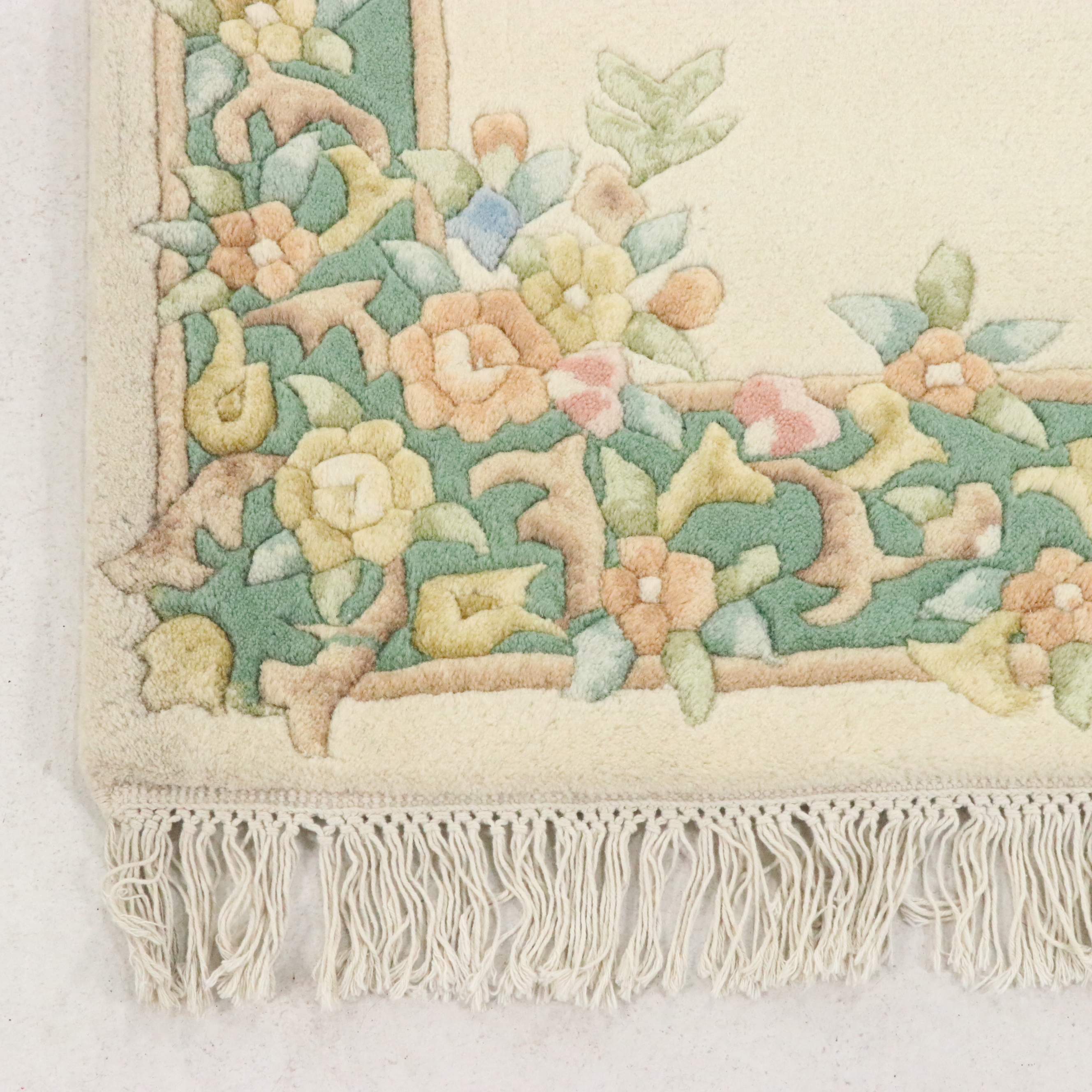 3'11 x 6'6 Hand-Knotted Indo-Chinese Peking Area Rug