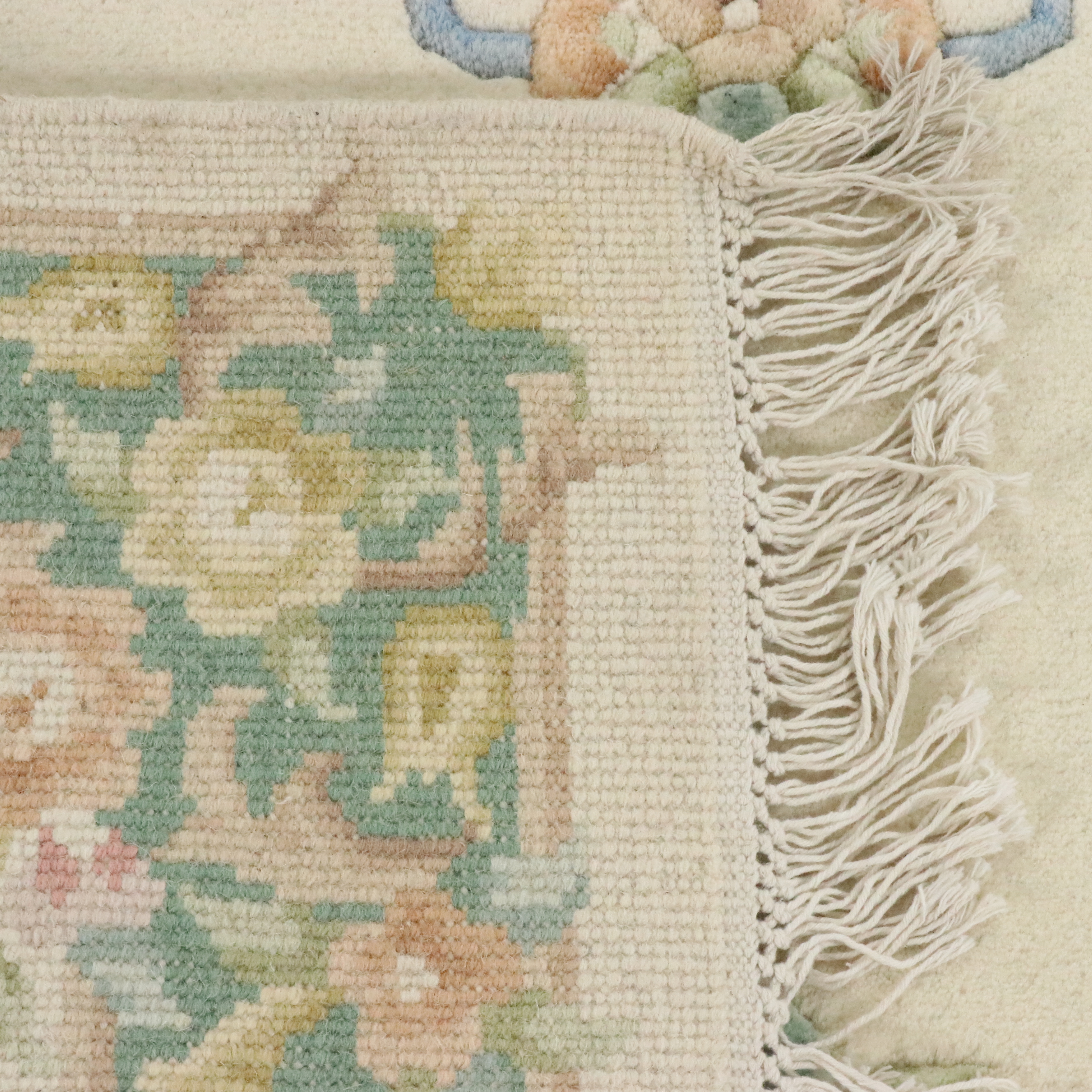 3'11 x 6'6 Hand-Knotted Indo-Chinese Peking Area Rug