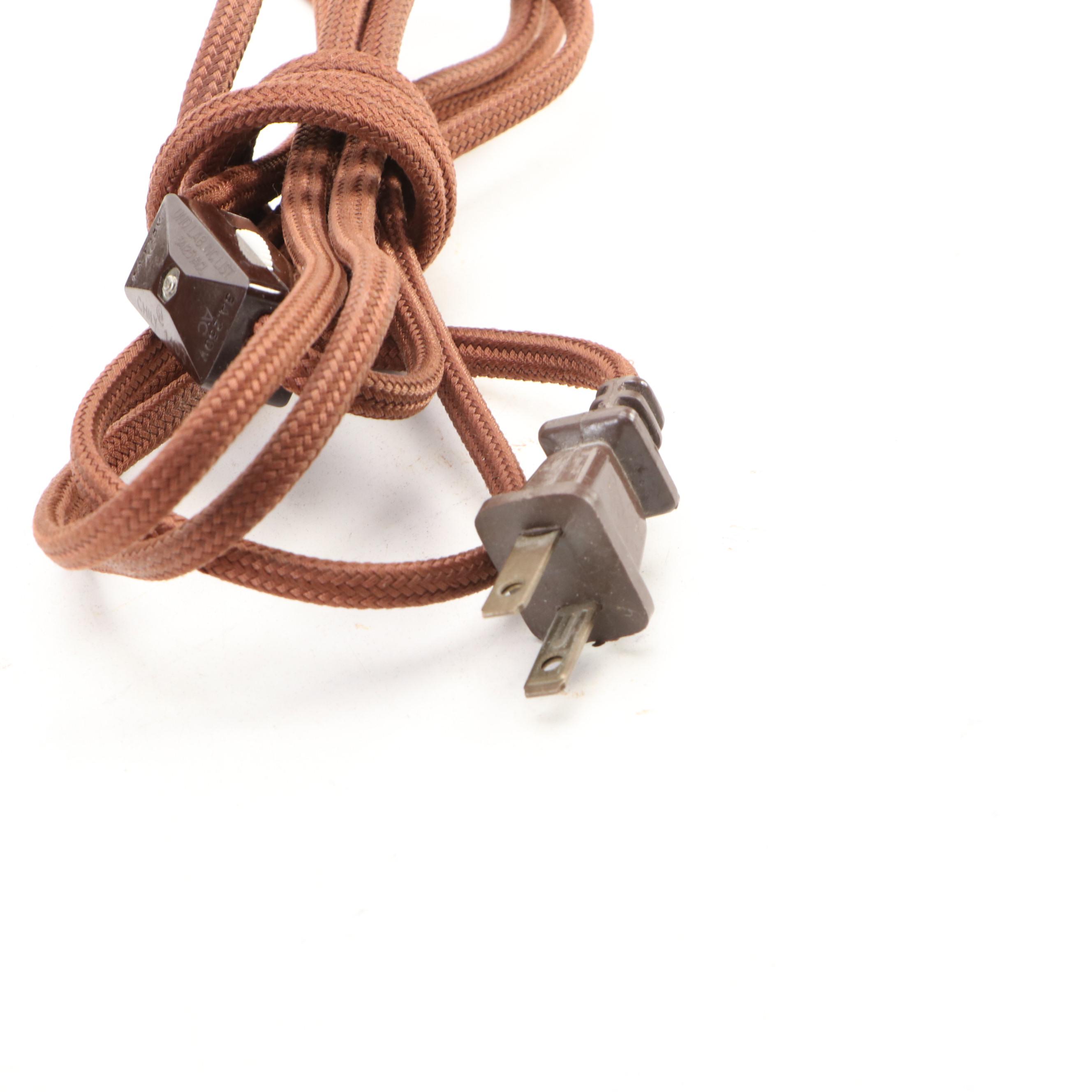 Victorian Miller Lamp Co. Banquet Oil Lamp with Ruffled Glass Shade, Adapted