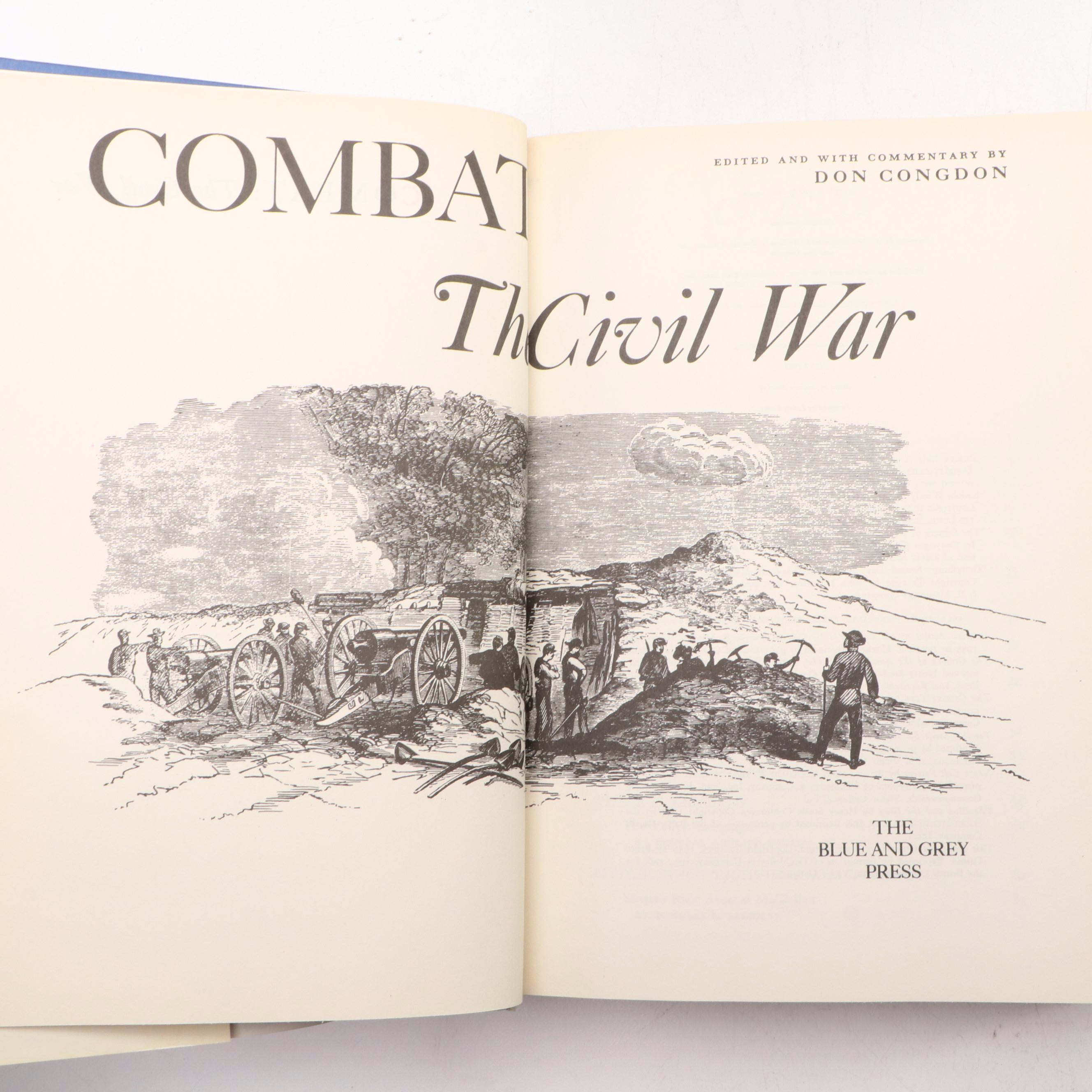 "Battles and Leaders of the Civil War" Set with "Combat" by Don Congdon