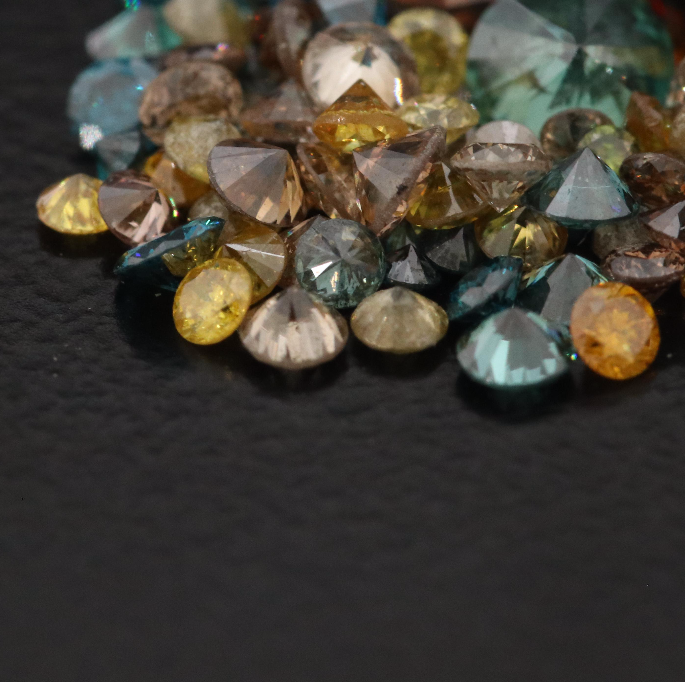 Loose 9.06 CTW Lab Grown Diamond and Diamond Lot