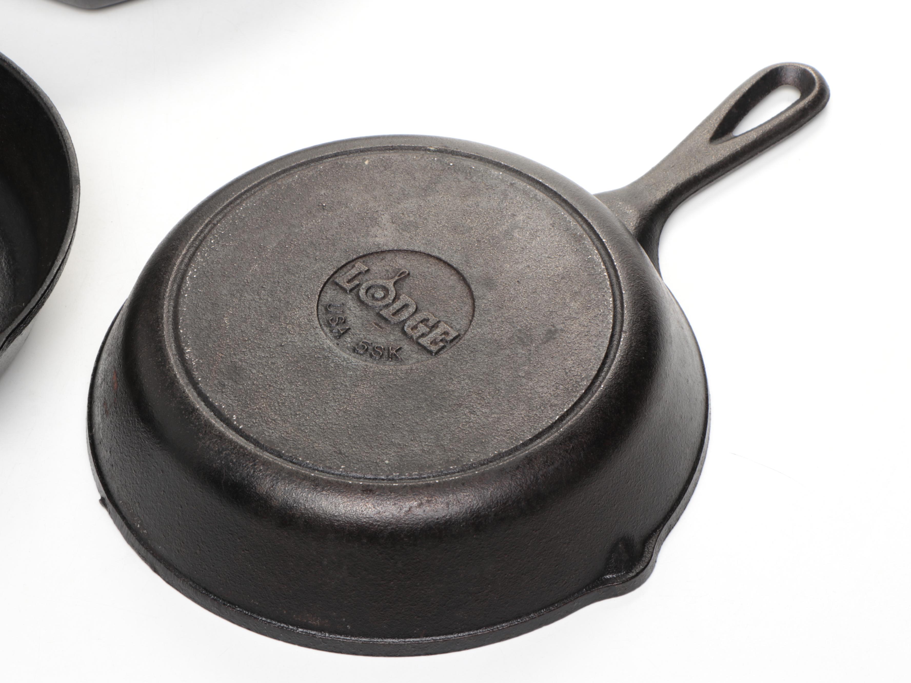 Lodge Cast Iron Grill Pan and Pans