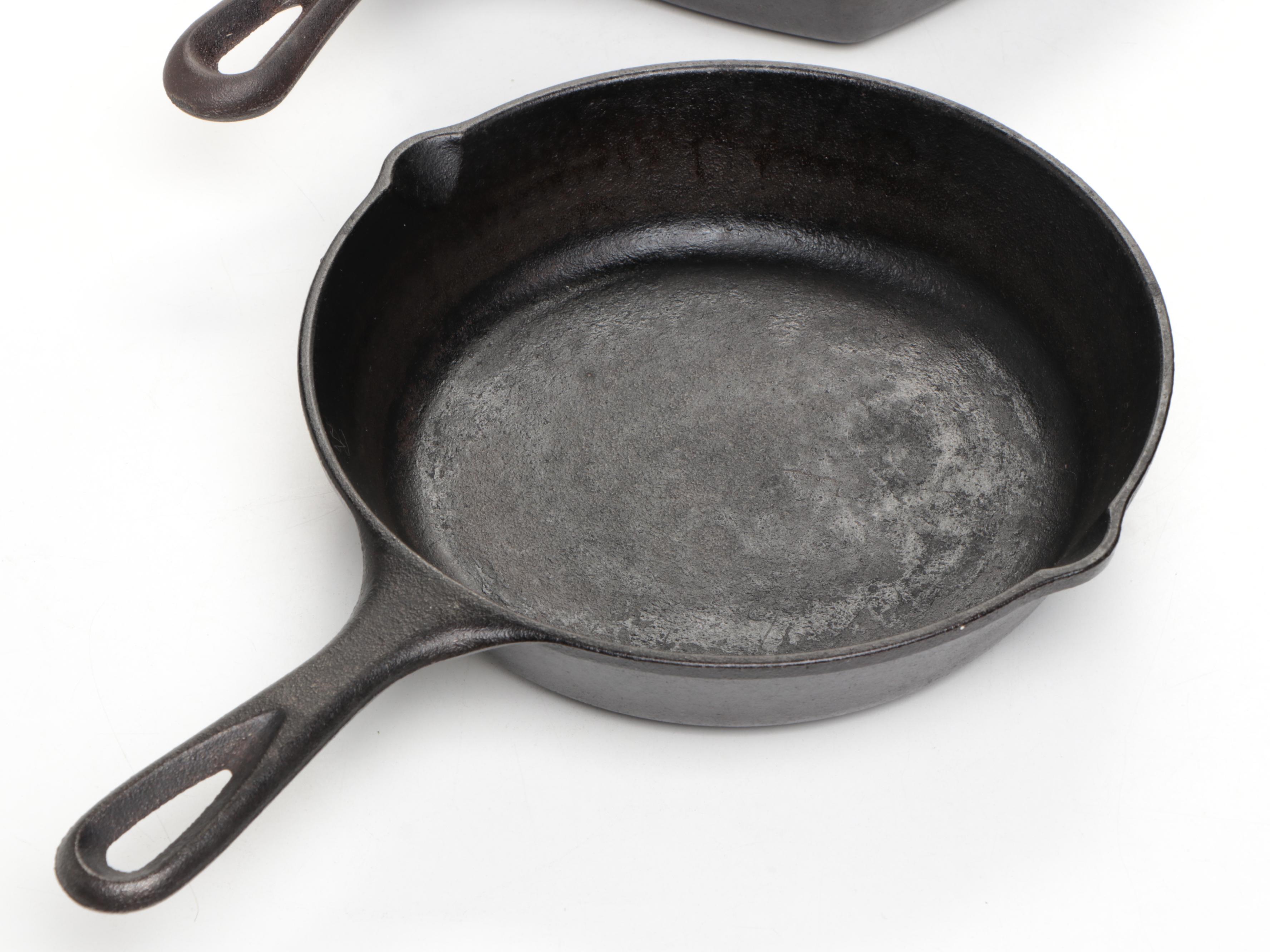Lodge Cast Iron Grill Pan and Pans