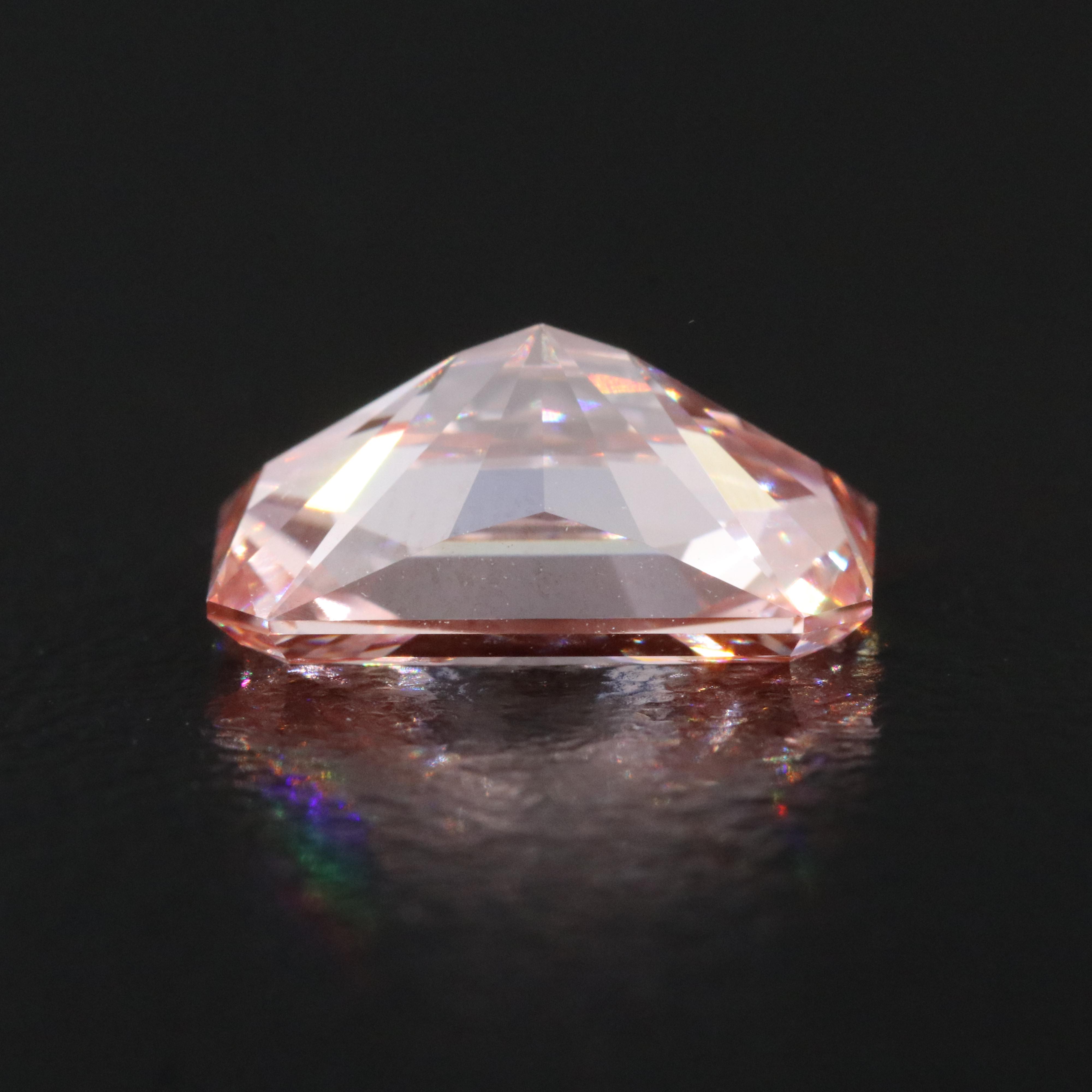 Loose 3.07 CT Lab Grown Fancy Pink Diamond with IGI Report