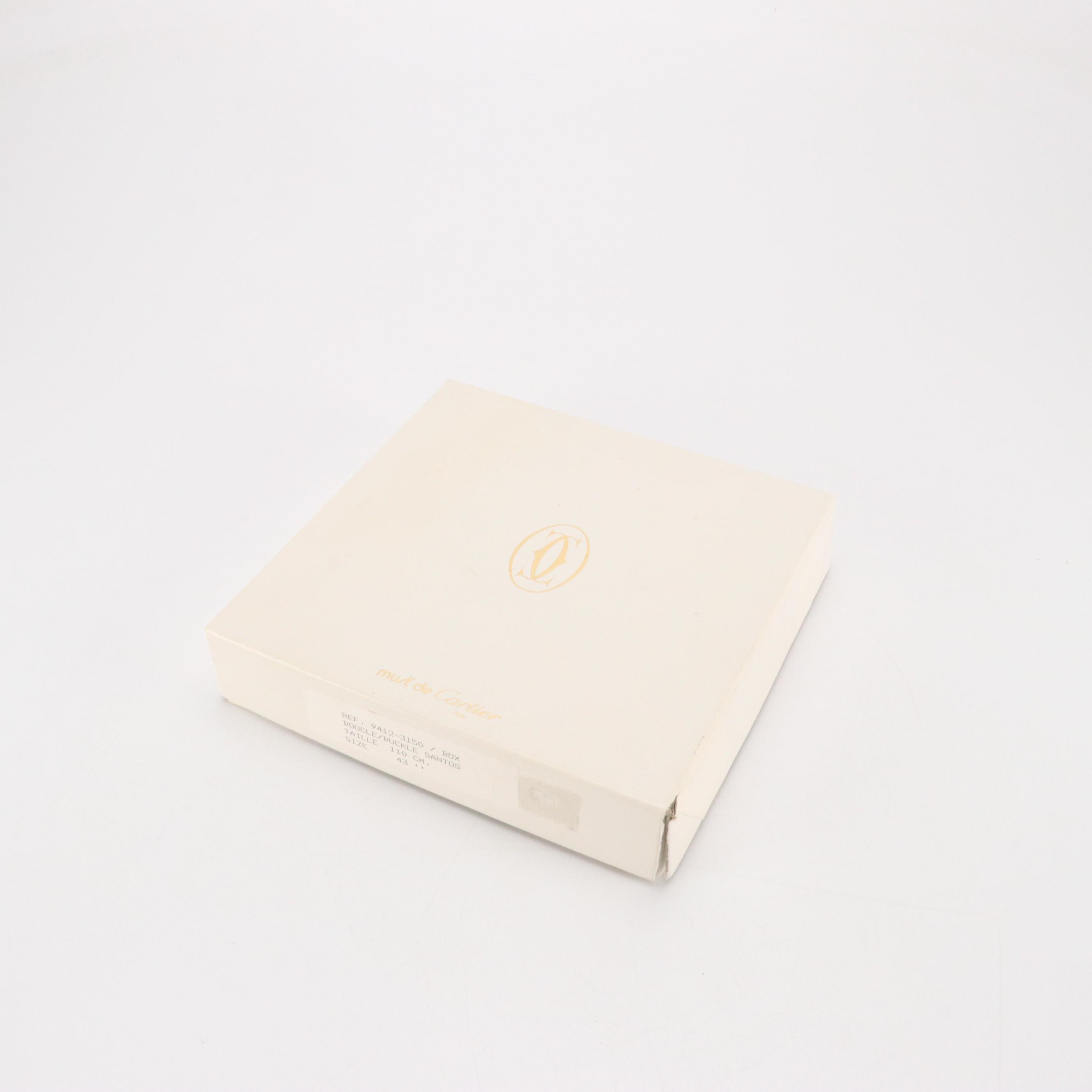 Must de Cartier Belt in Smooth Bordeaux Leather, With Box