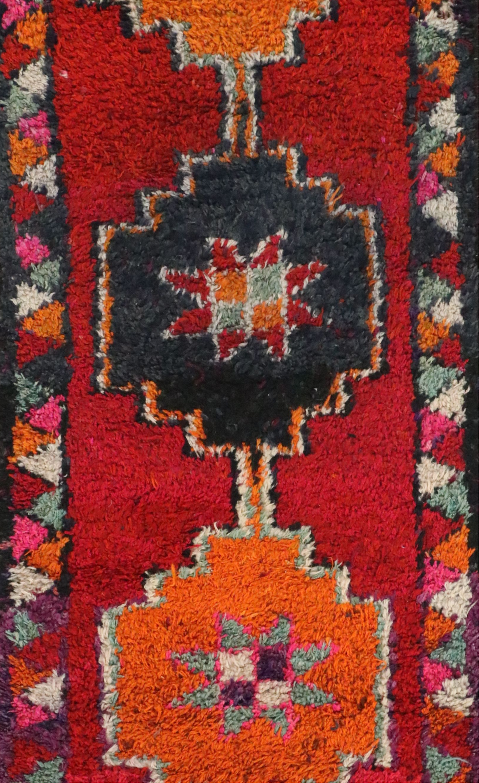 3' x 10'11 Hand-Knotted Moroccan Berber Carpet Runner
