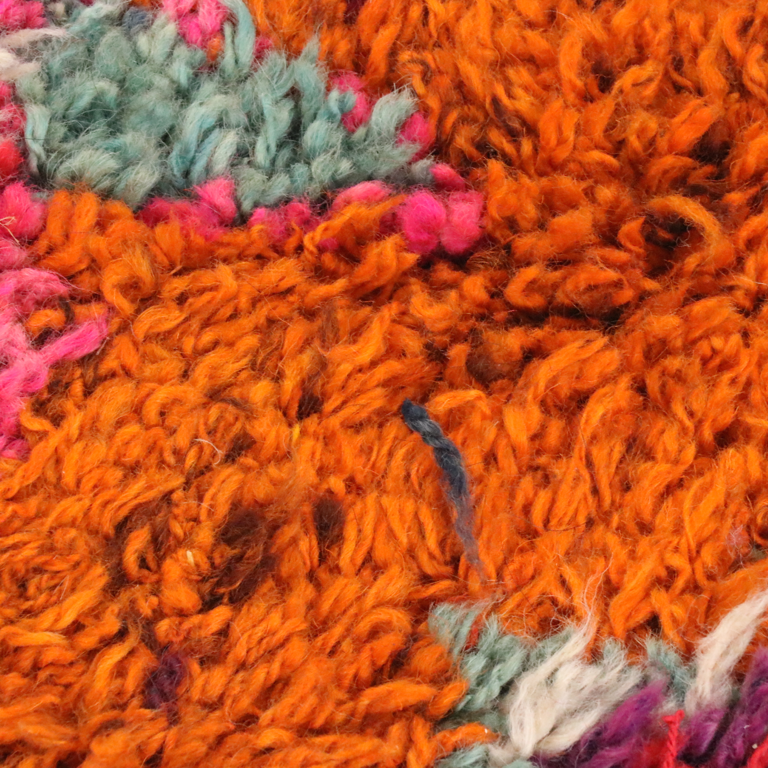 3' x 10'11 Hand-Knotted Moroccan Berber Carpet Runner