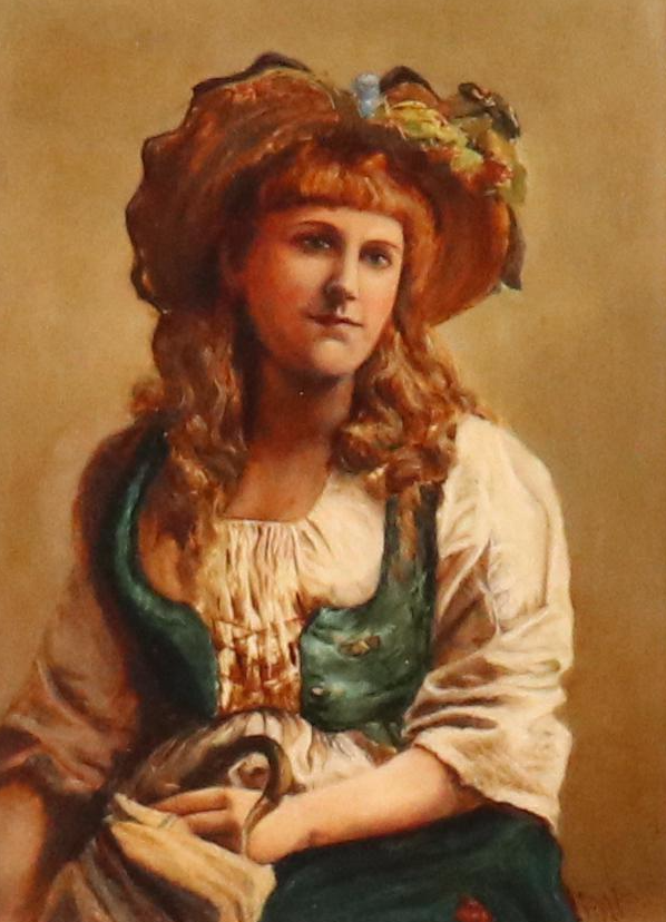 Portrait Oil Painting of Seated Woman