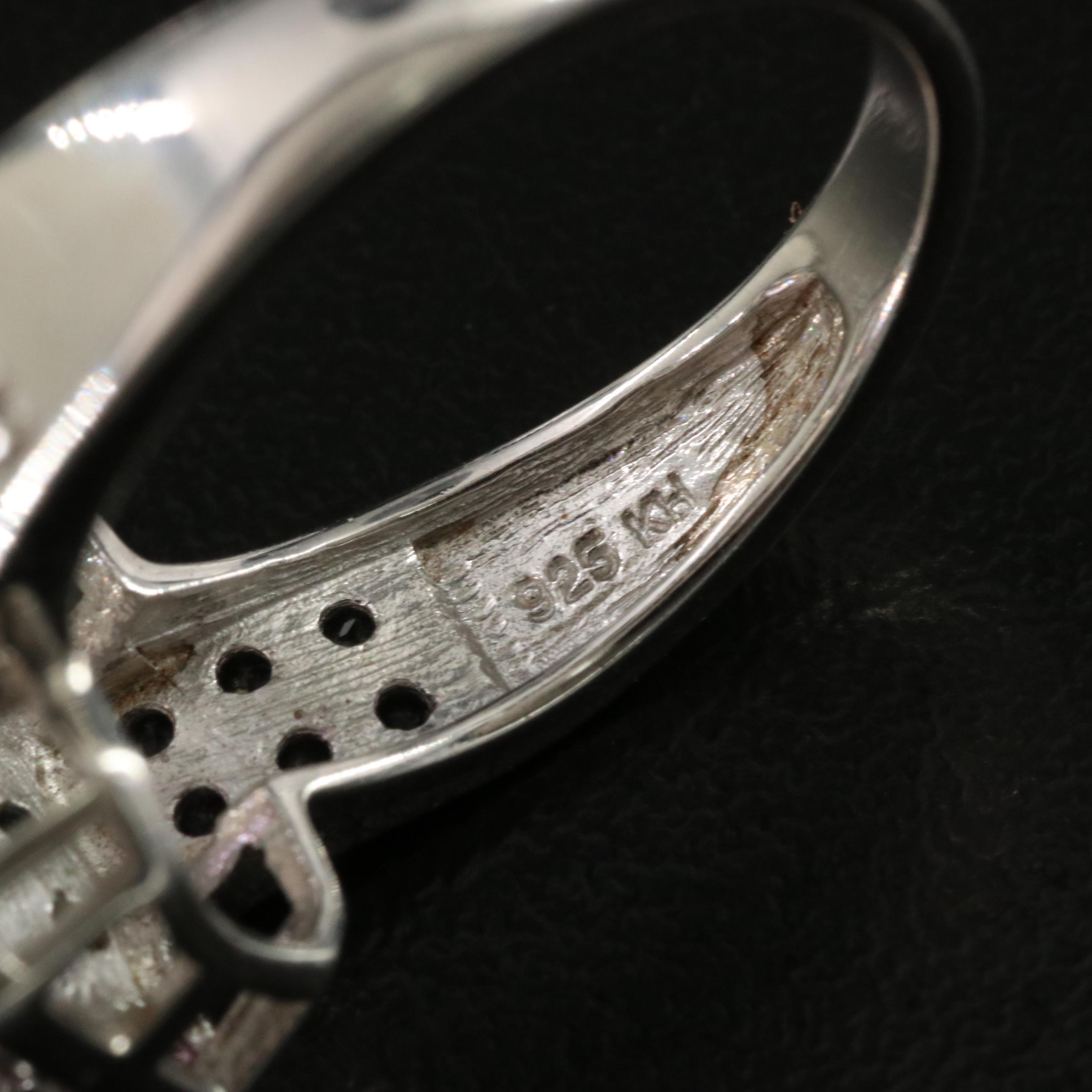 Sterling Ametrine, Amethyst, Citrine and White Topaz Ring