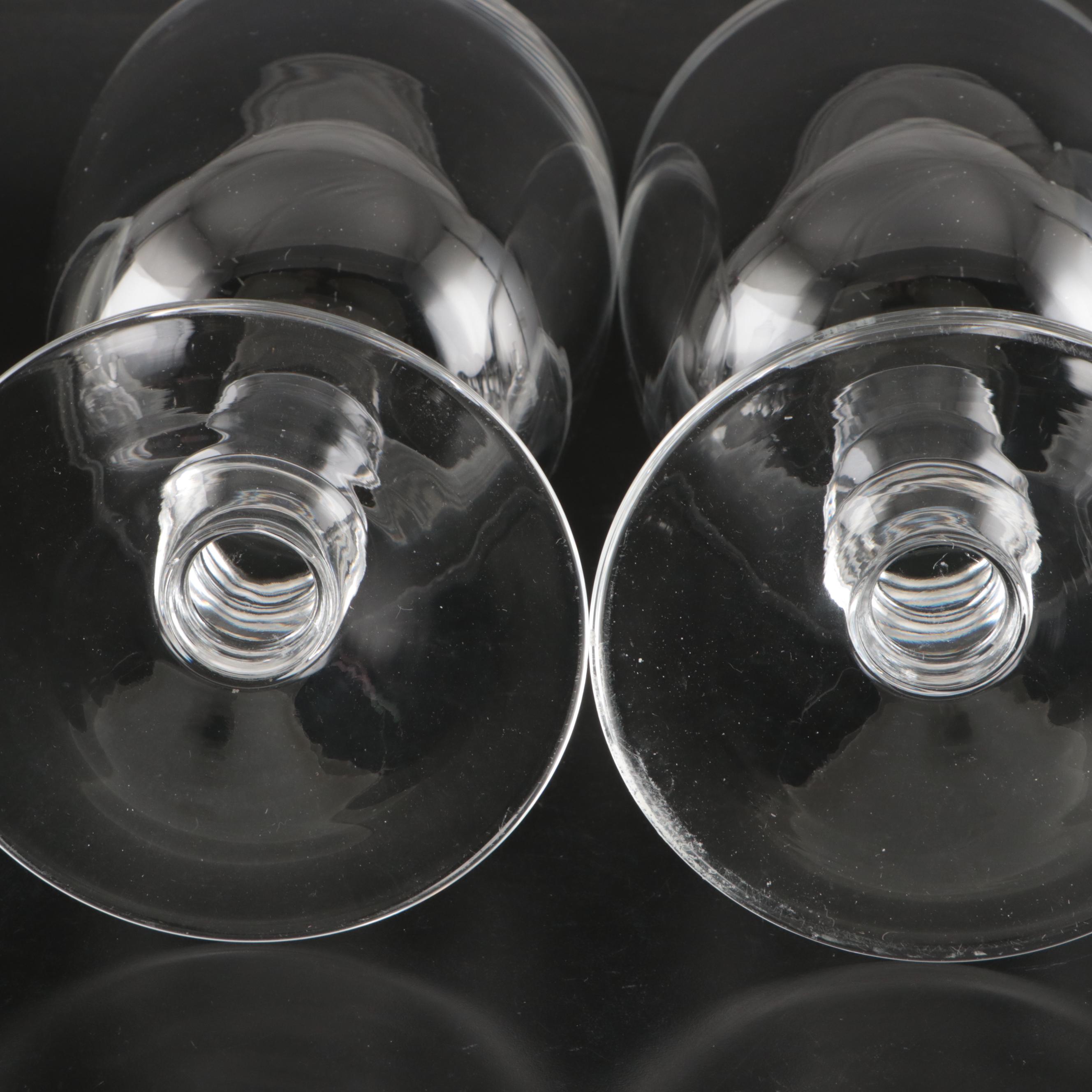 Footed and Other Glass Apothecary Jars