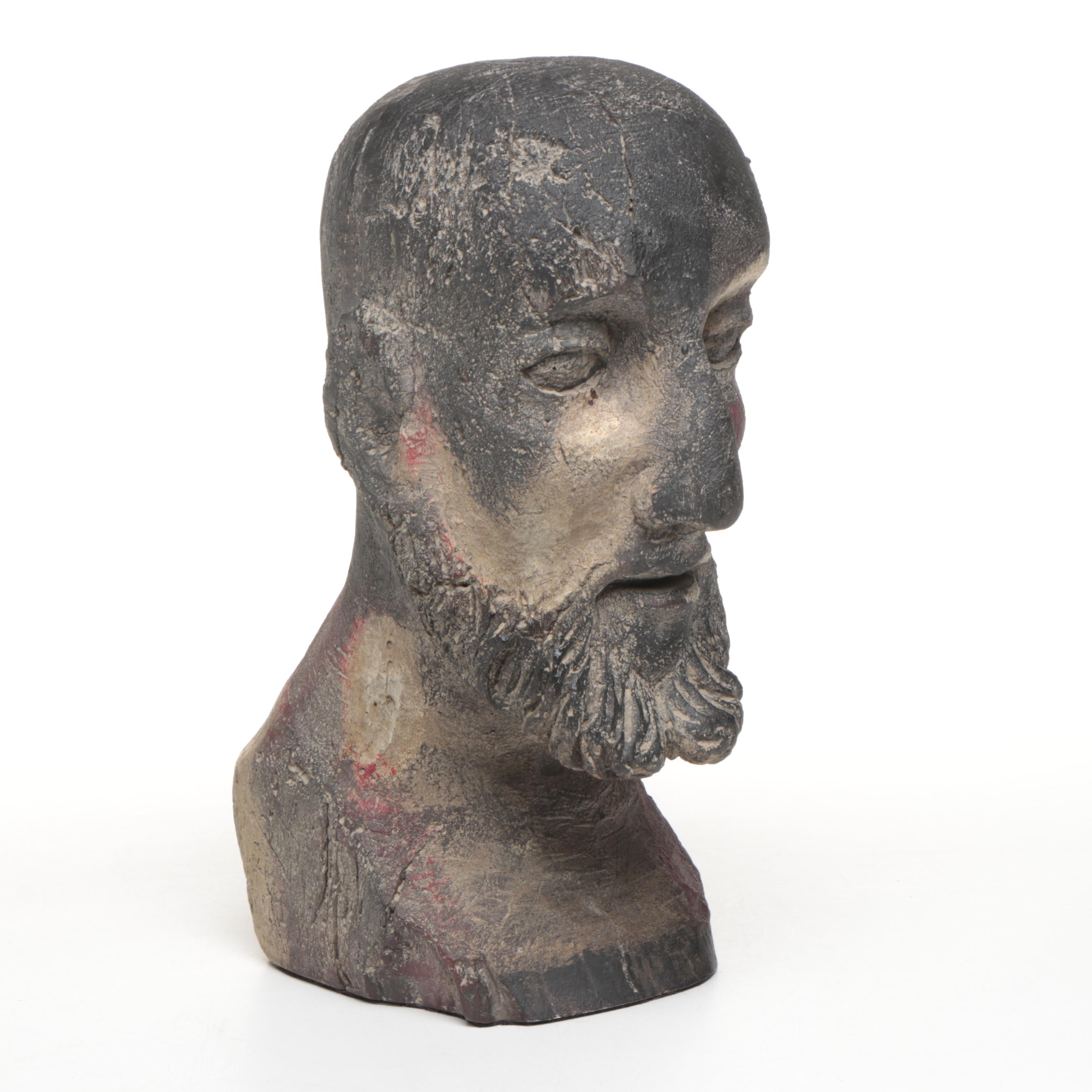 Nettle Creek Gallery Cast Plaster Santos Style Bust