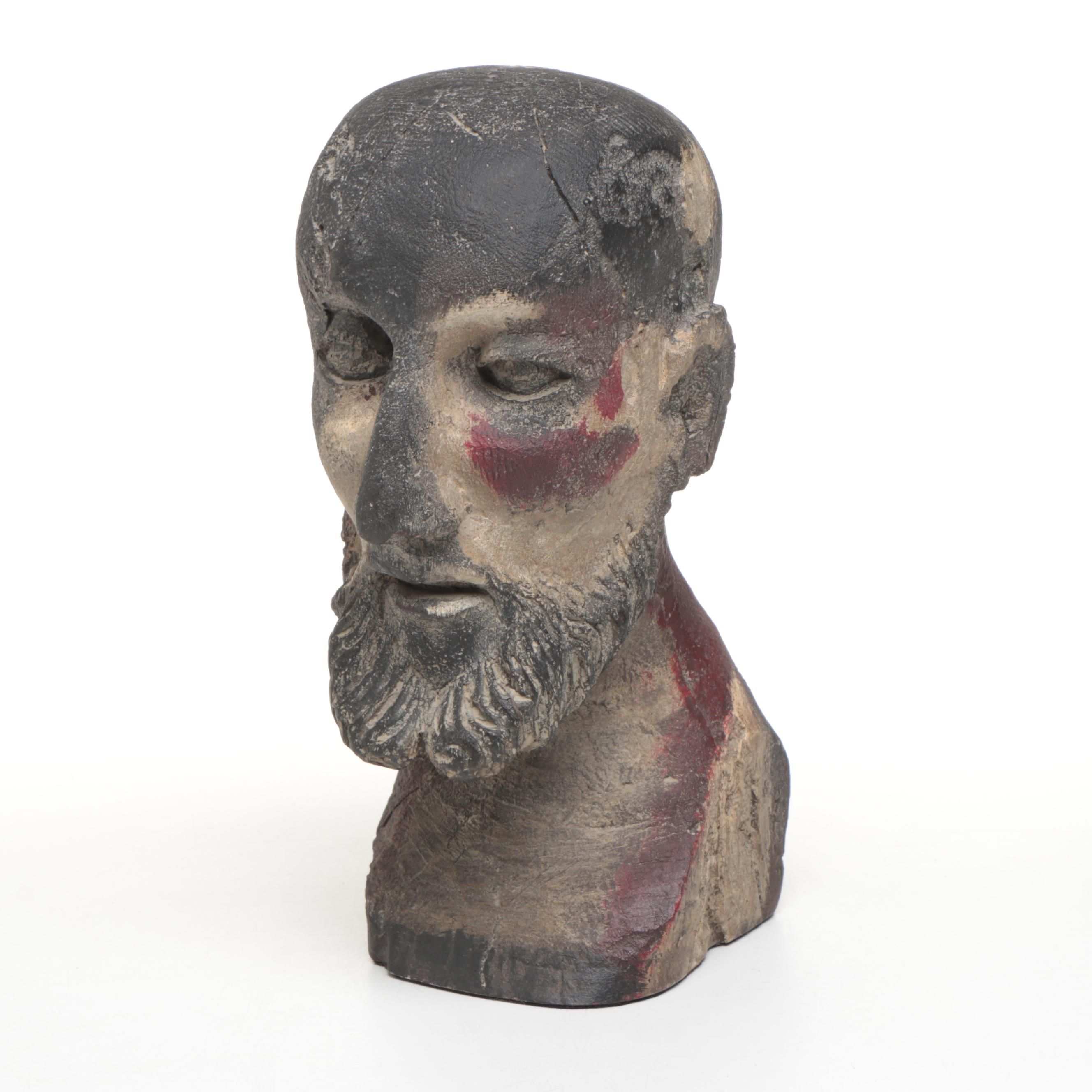 Nettle Creek Gallery Cast Plaster Santos Style Bust