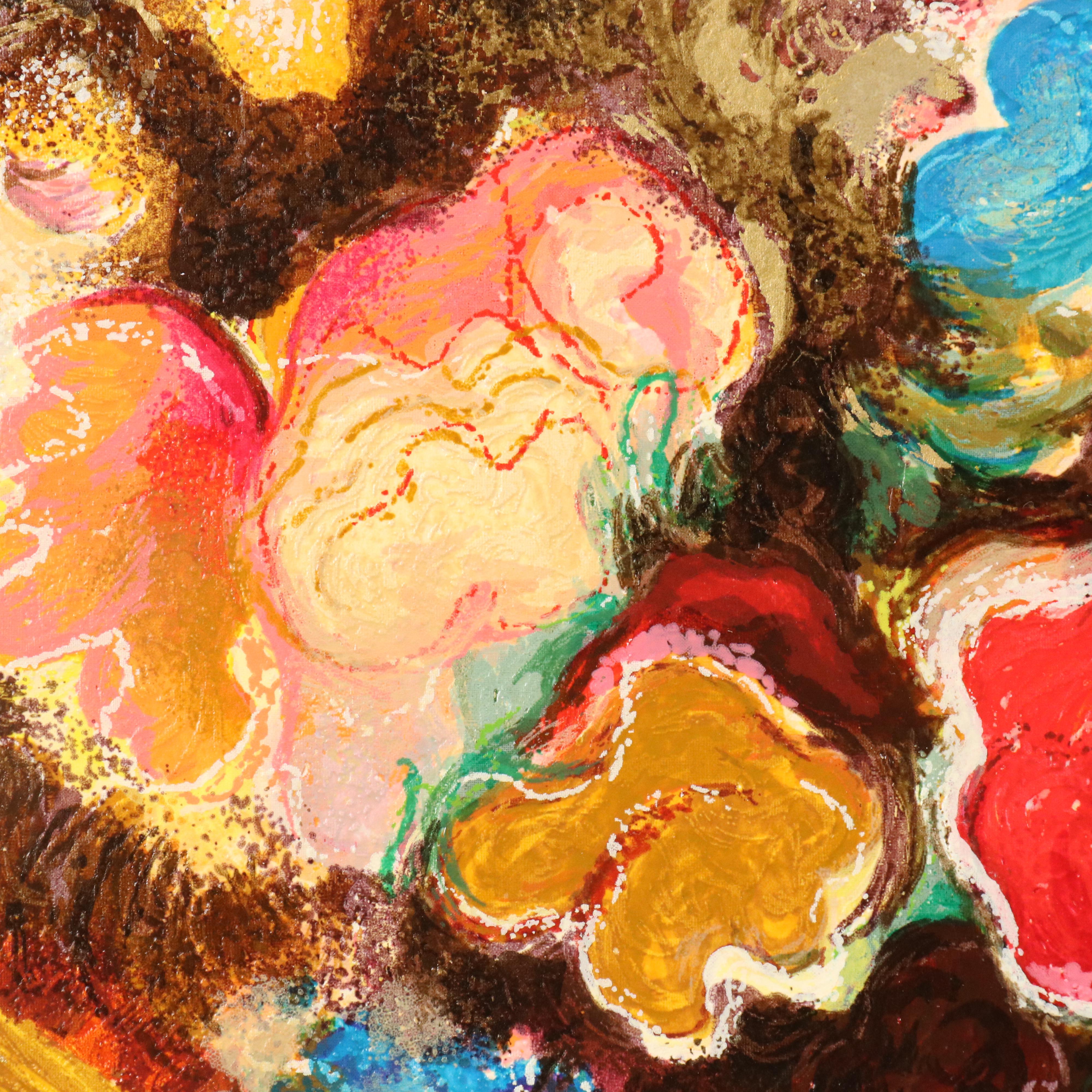 Zule Moskowitz Serigraph "Floral Vase"