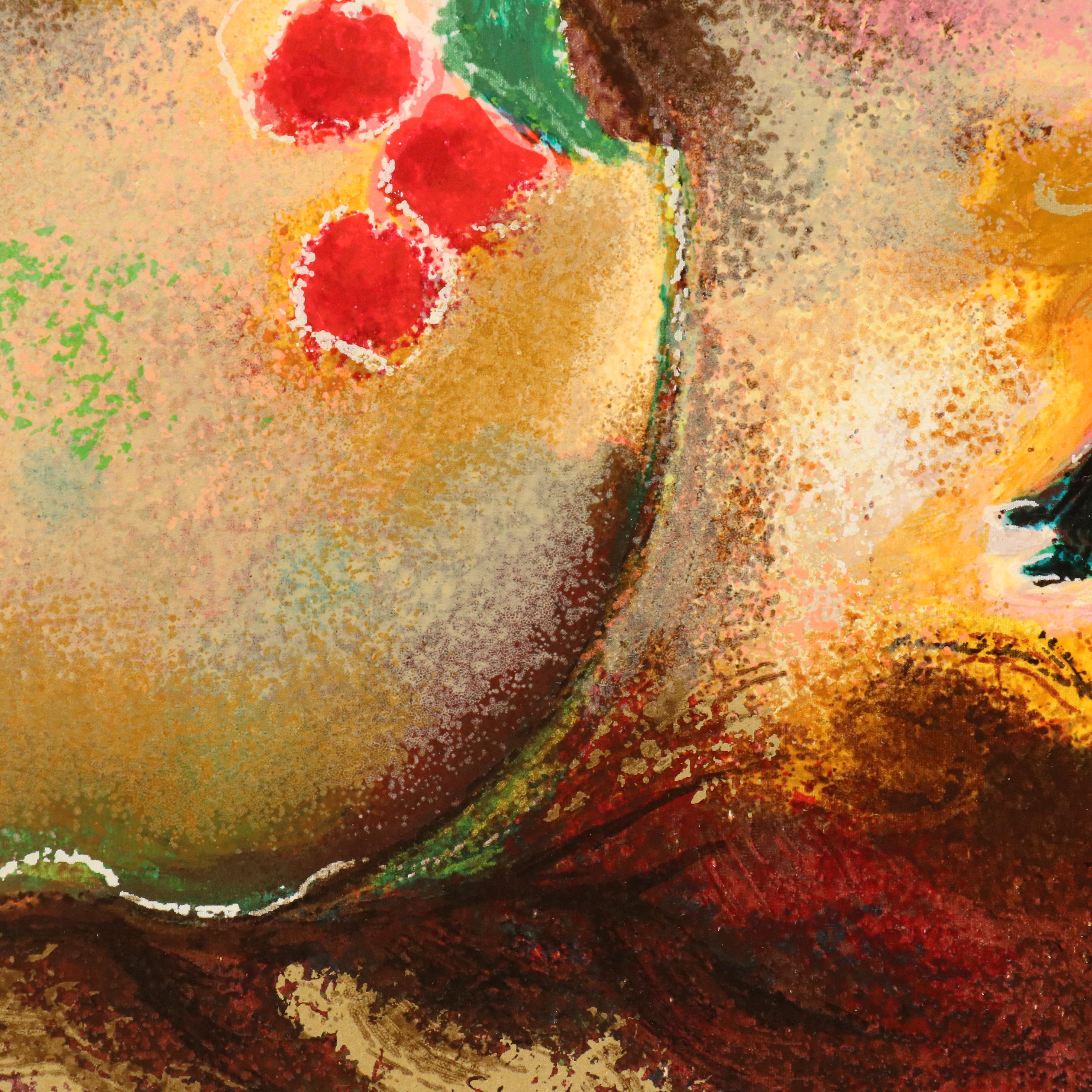 Zule Moskowitz Serigraph "Floral Vase"