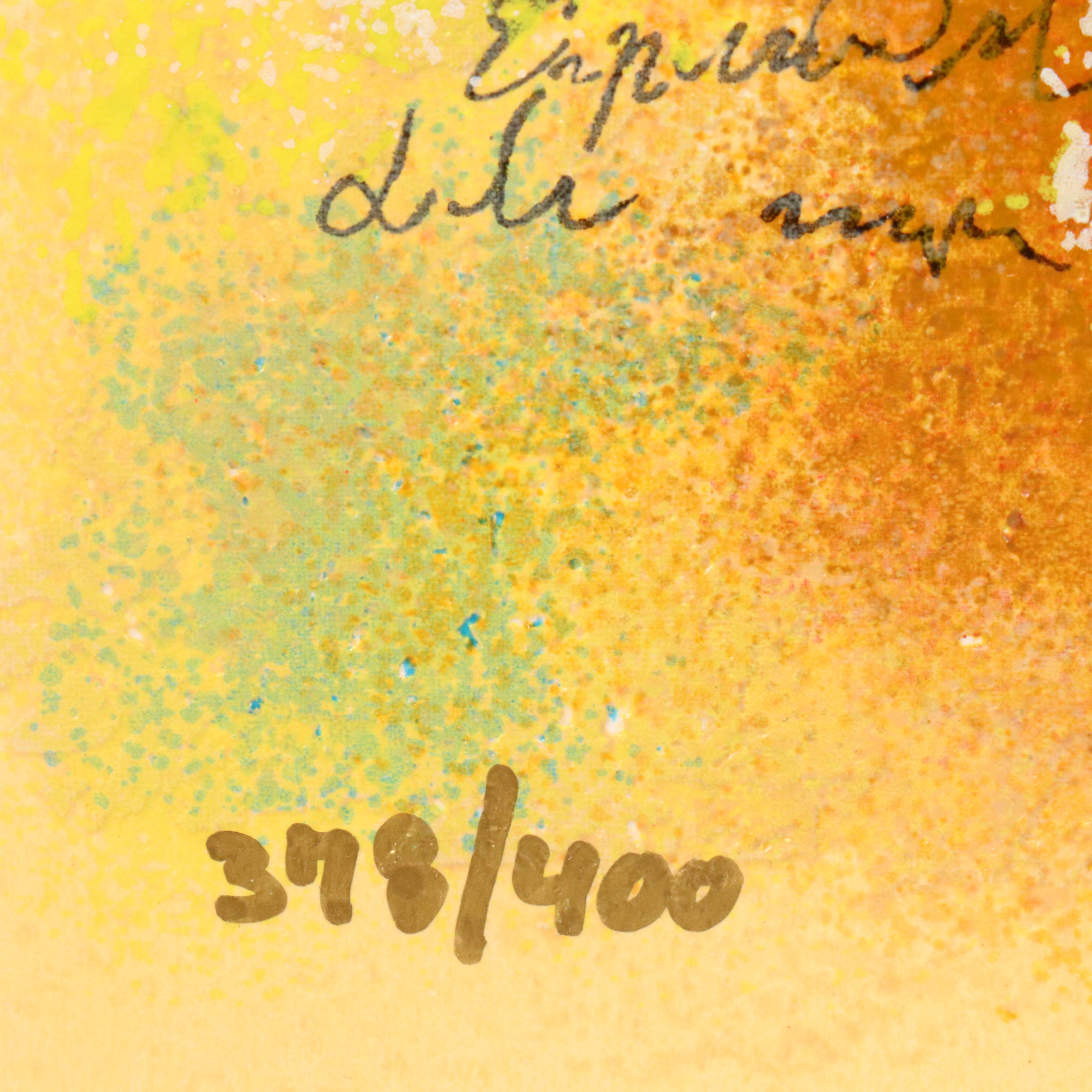 Zule Moskowitz Serigraph "Floral Vase"