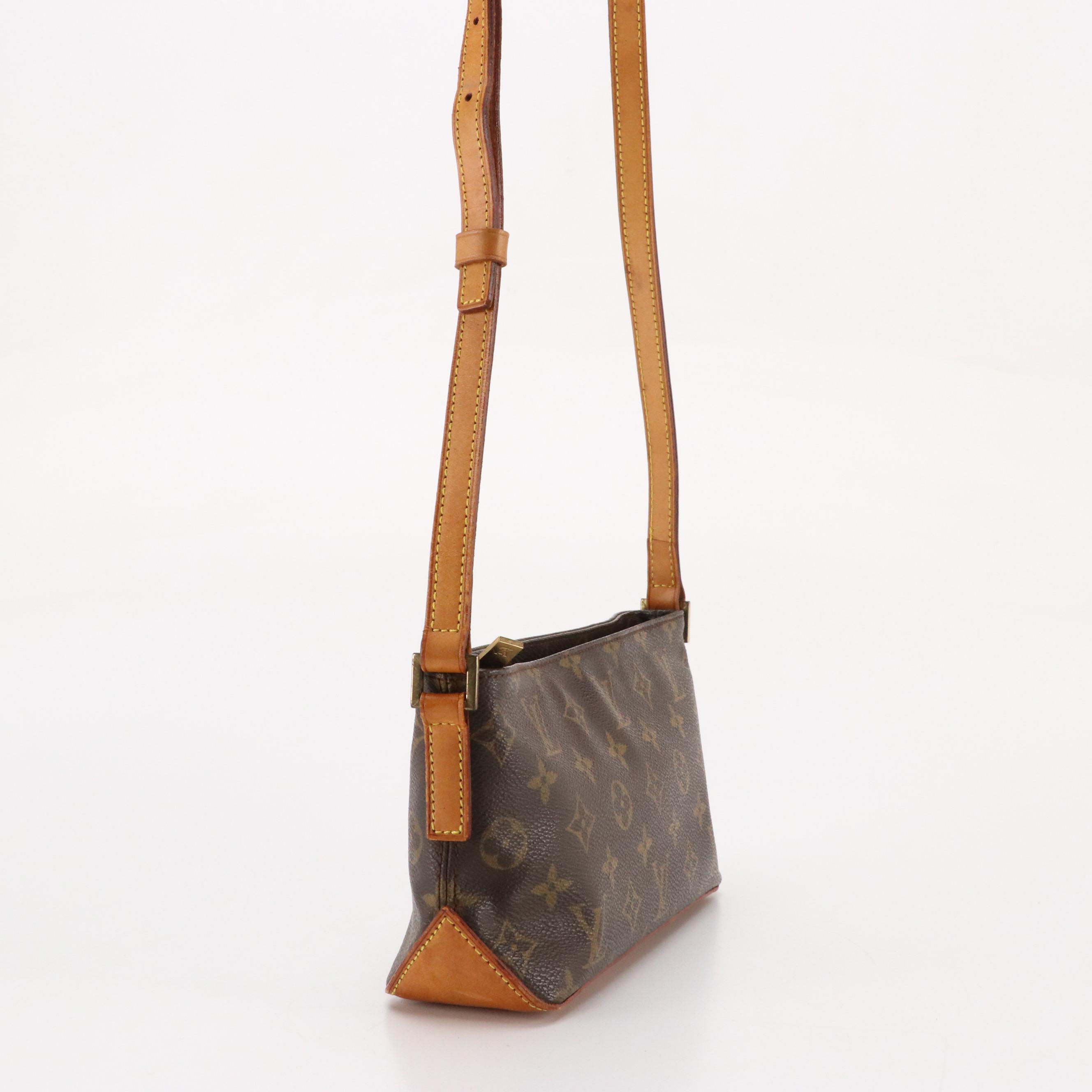Louis Vuitton Trotteur Shoulder Bag in Monogram Canvas and Leather Trim