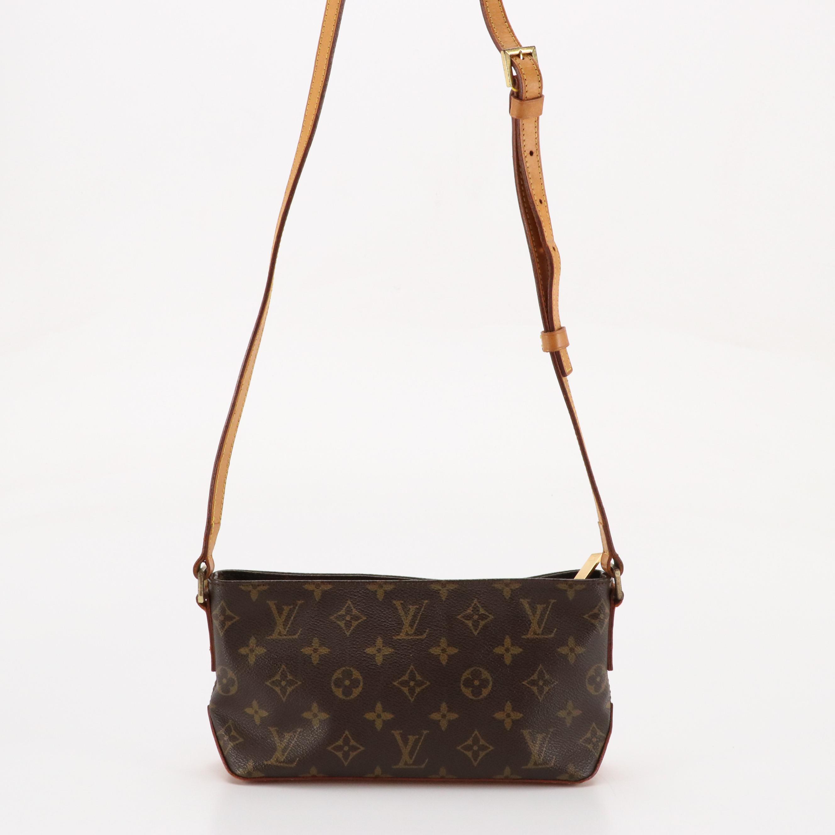 Louis Vuitton Trotteur Shoulder Bag in Monogram Canvas and Leather Trim