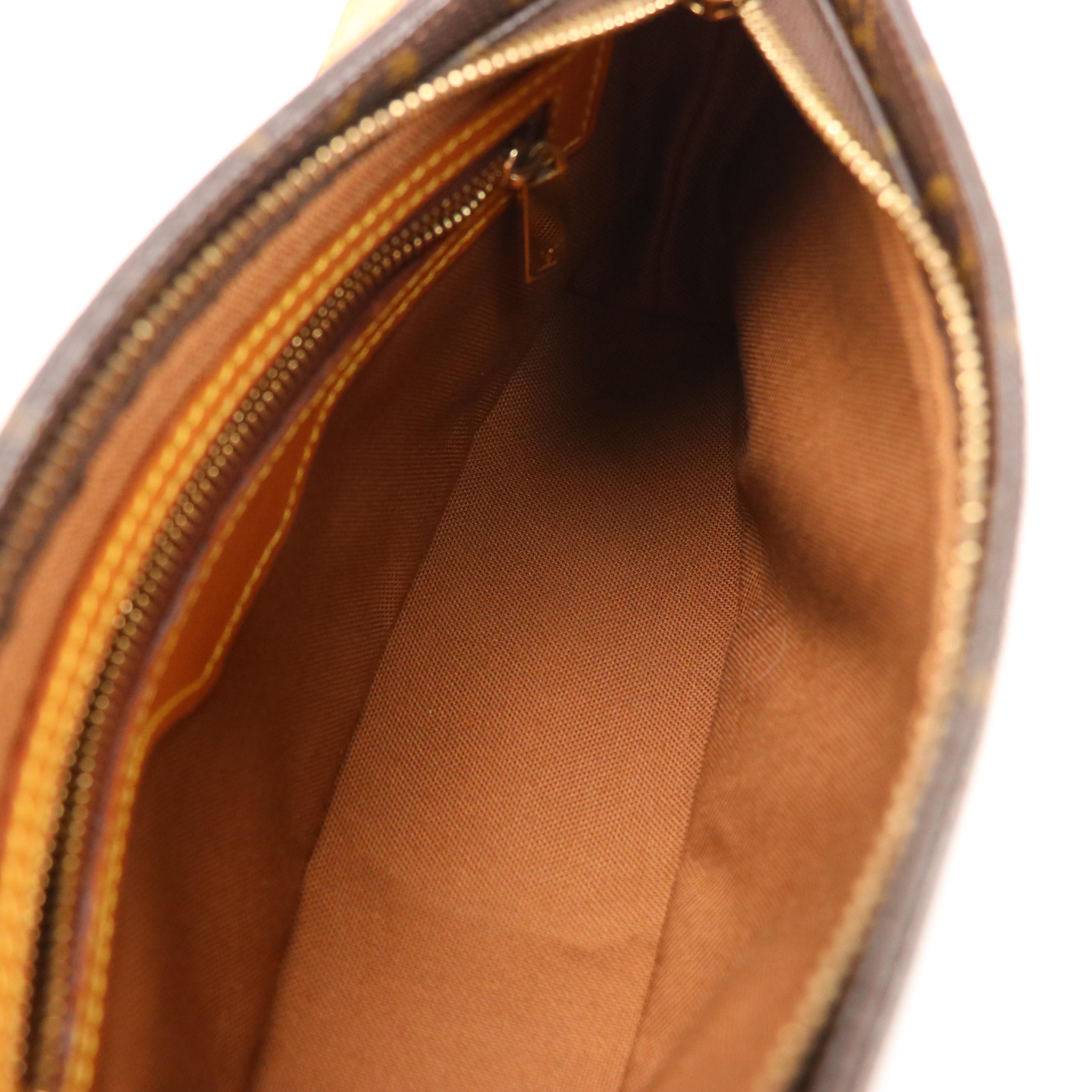 Louis Vuitton Trotteur Shoulder Bag in Monogram Canvas and Leather Trim