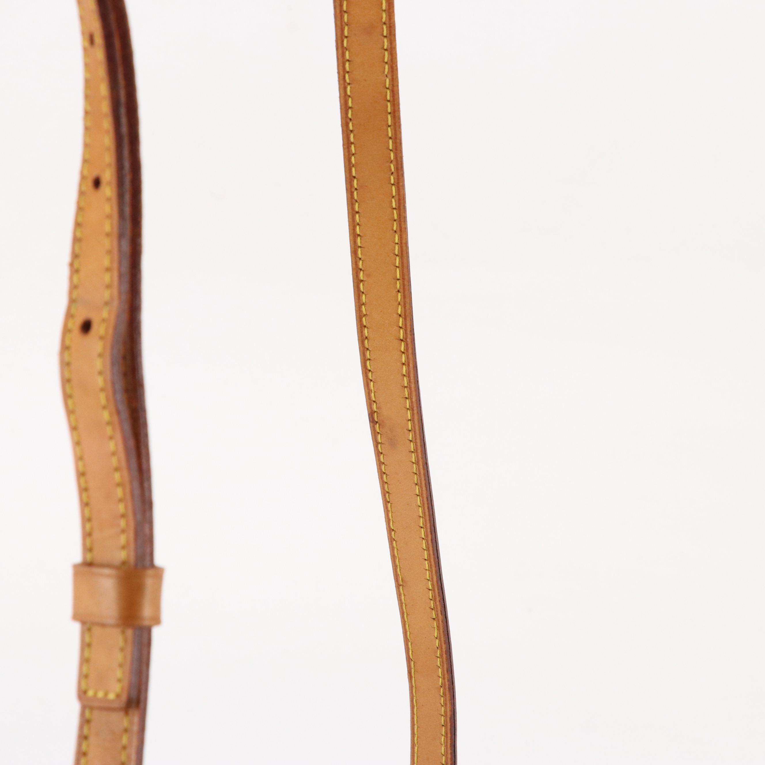 Louis Vuitton Trotteur Shoulder Bag in Monogram Canvas and Leather Trim