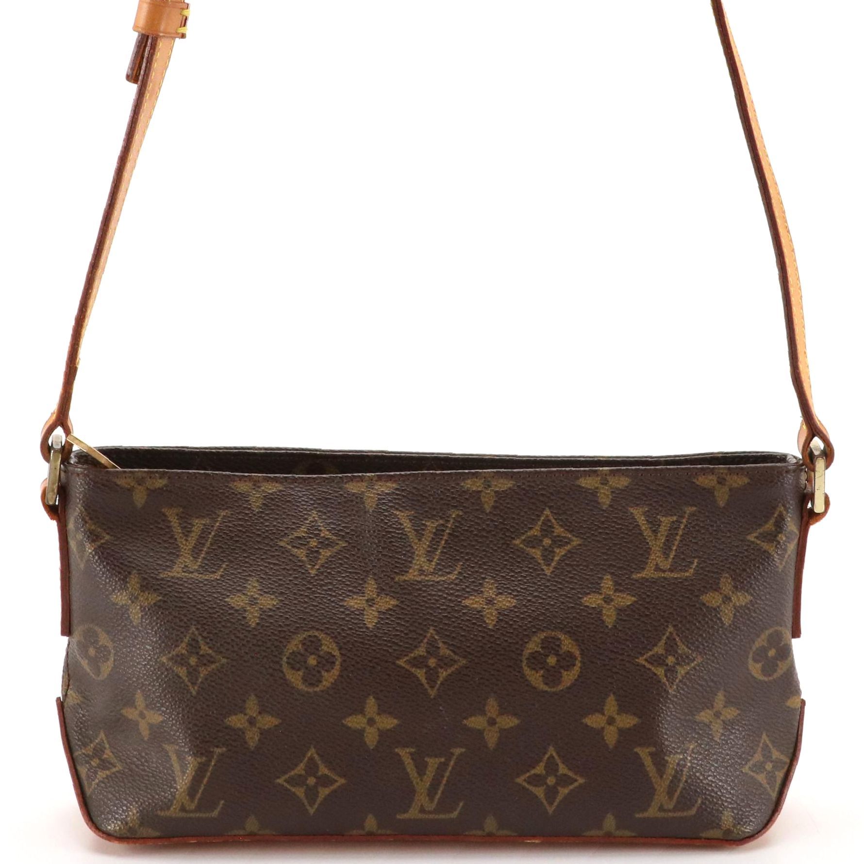 Louis Vuitton Trotteur Shoulder Bag in Monogram Canvas and Leather Trim