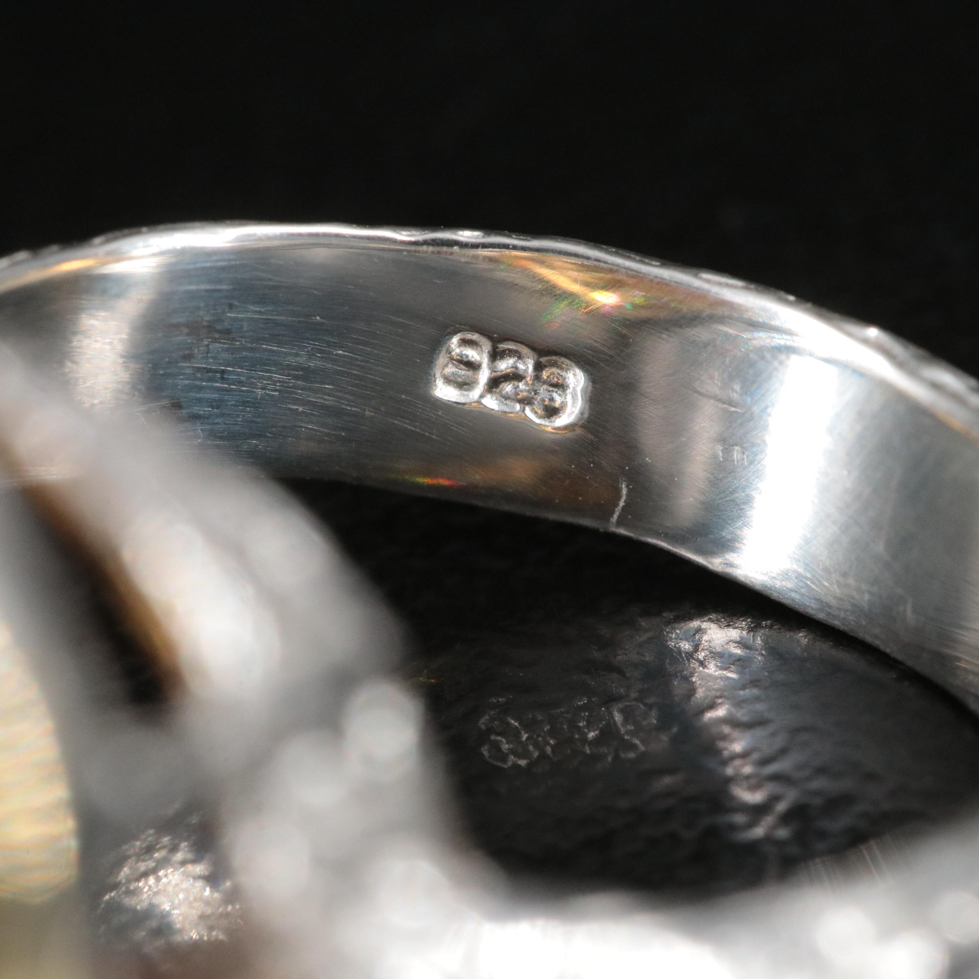 Sterling Citrine Ring