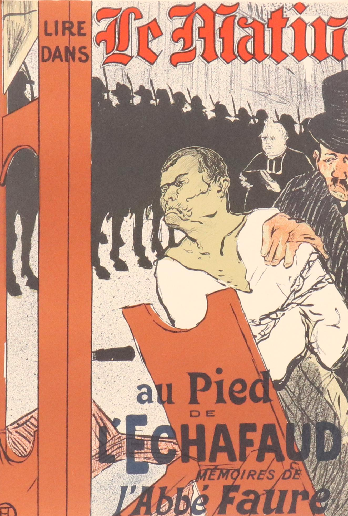 Lithograph Poster After Henri Toulouse-Lautrec for "Le Matin"