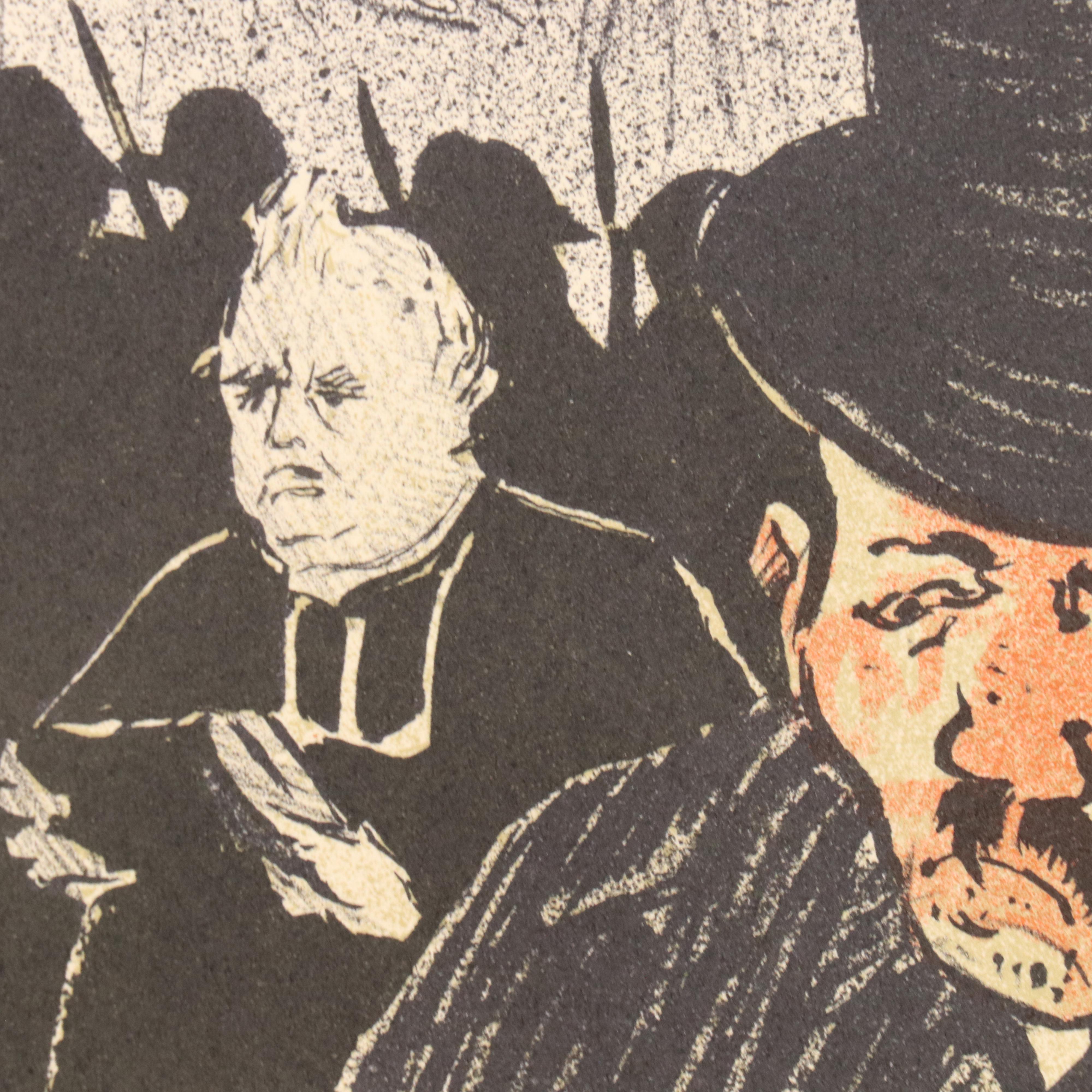 Lithograph Poster After Henri Toulouse-Lautrec for "Le Matin"