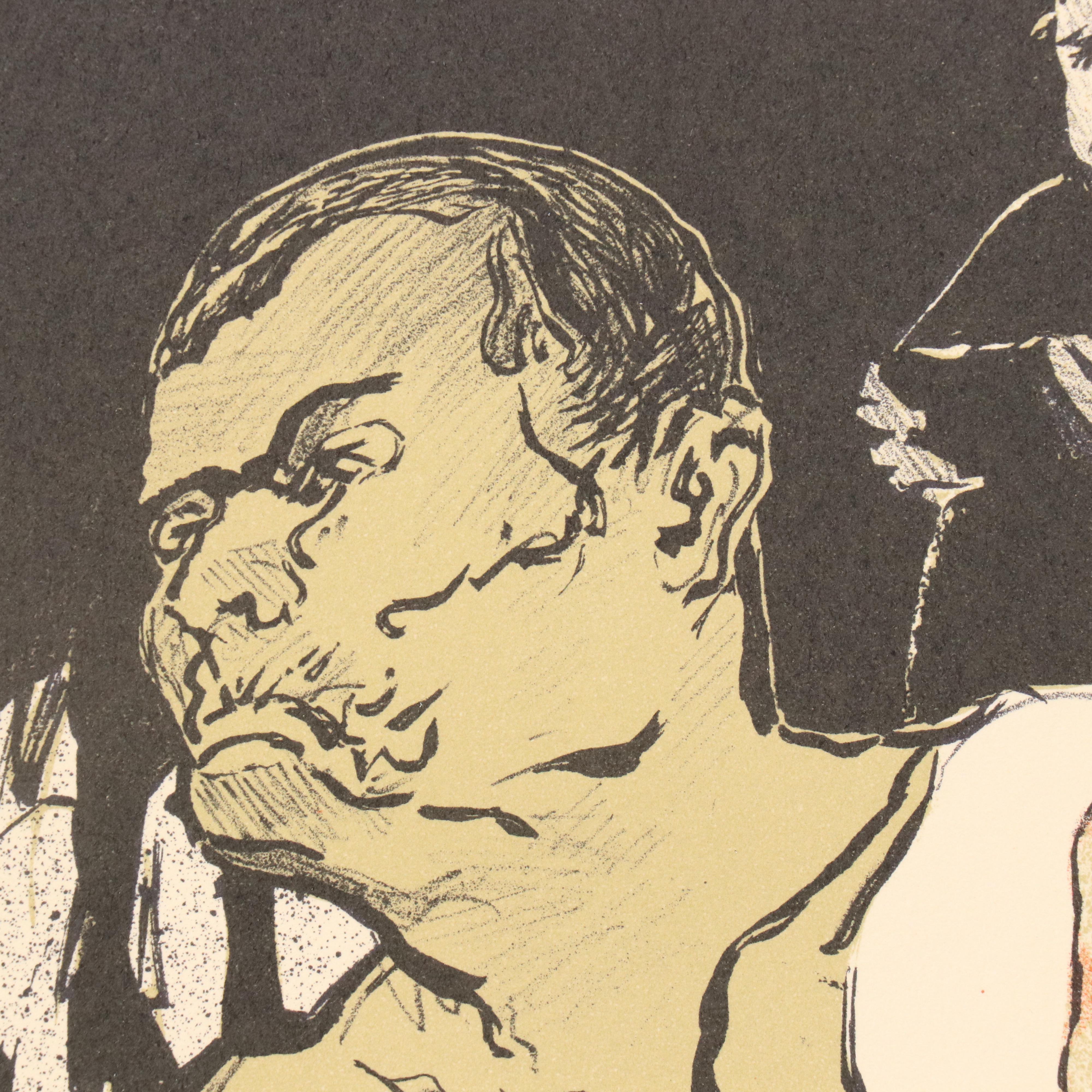 Lithograph Poster After Henri Toulouse-Lautrec for "Le Matin"