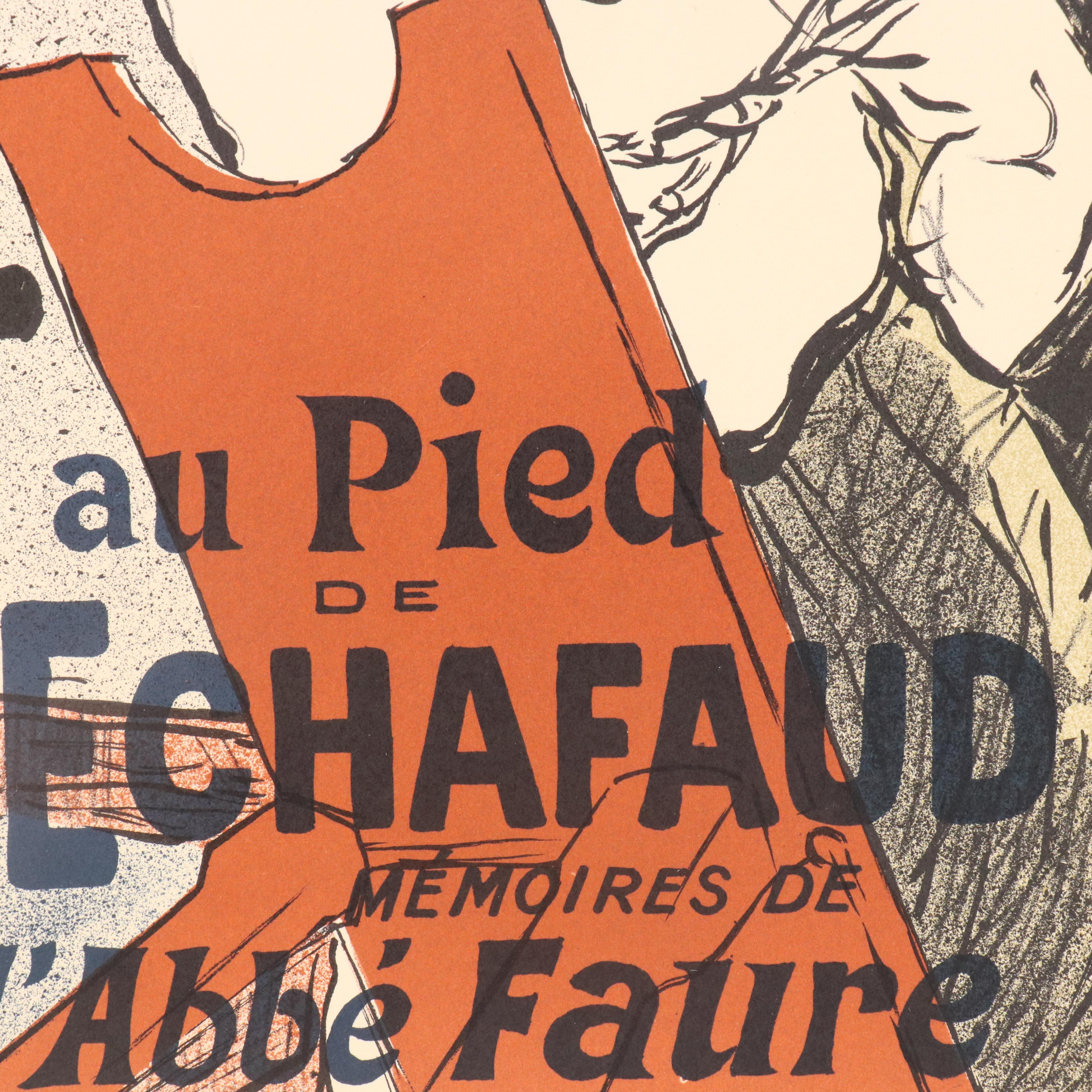 Lithograph Poster After Henri Toulouse-Lautrec for "Le Matin"