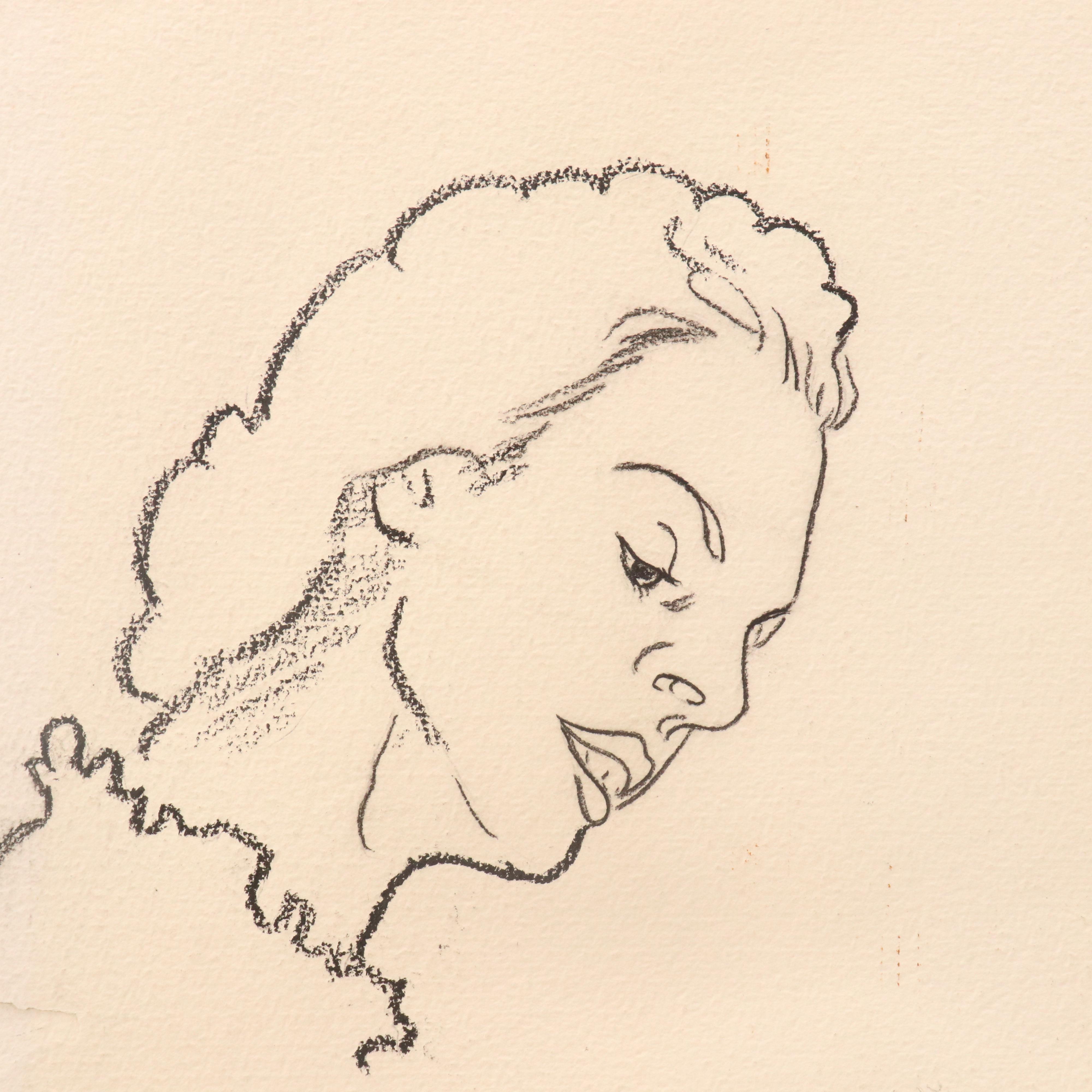 Mixed Media Drawing of Advertisement for Marathon "CAT" Gasoline