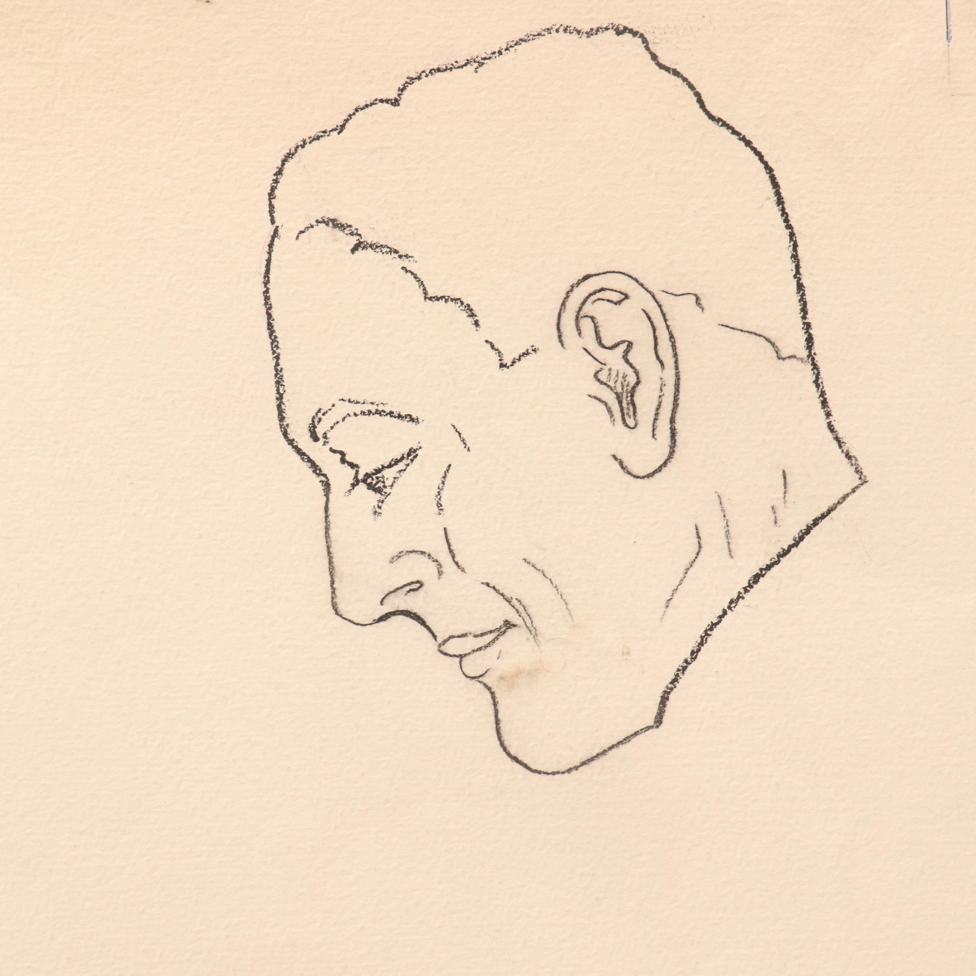 Mixed Media Drawing of Advertisement for Marathon "CAT" Gasoline