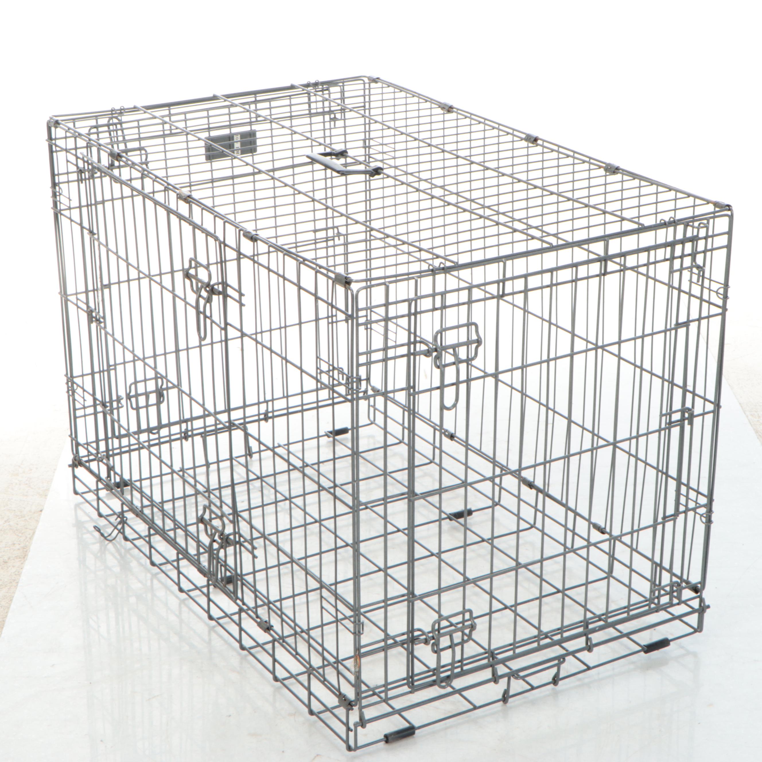 Top Paw Small and Other Folding Double Door Dog Crate