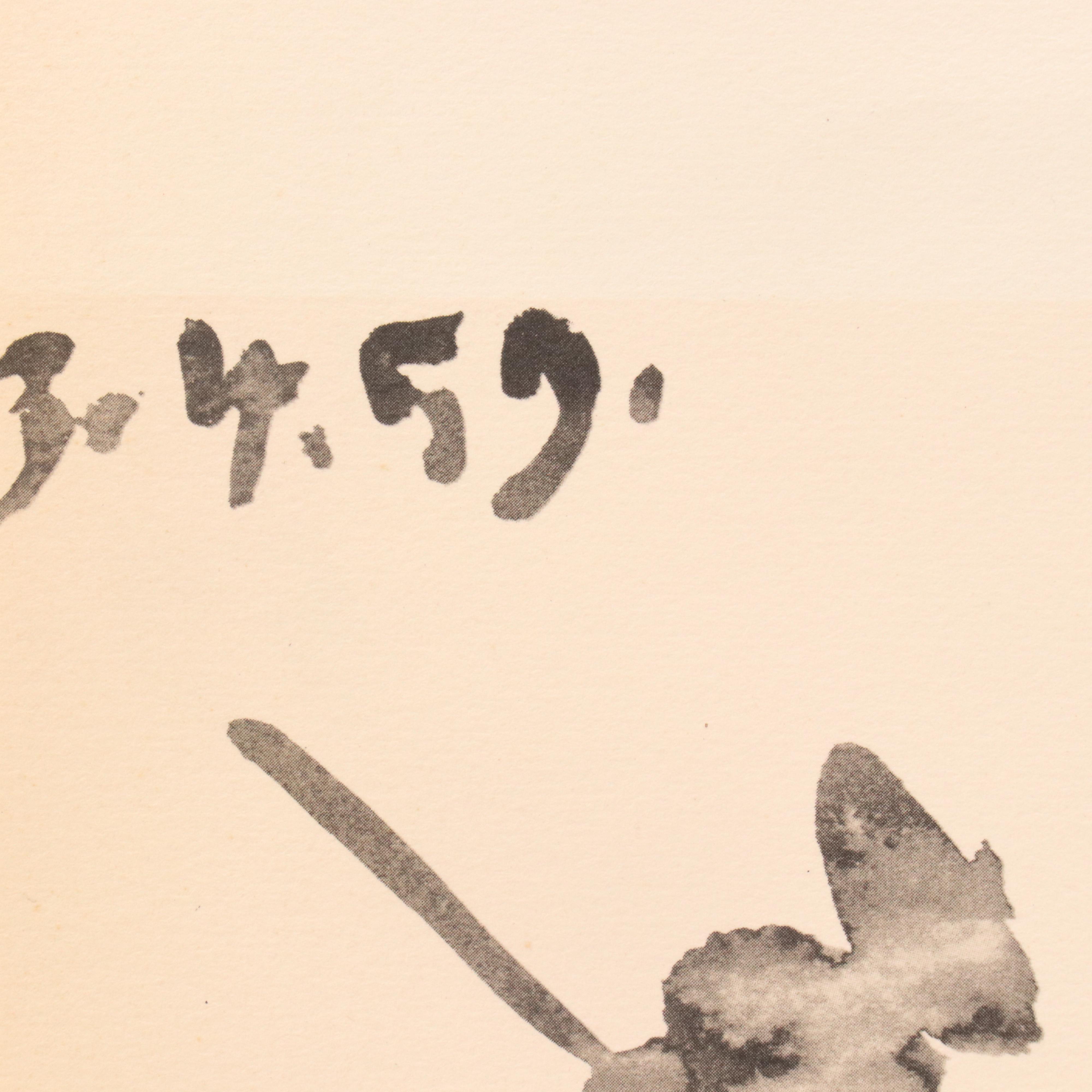 Halftone After Pablo Picasso from "Toros y Toreros" Series