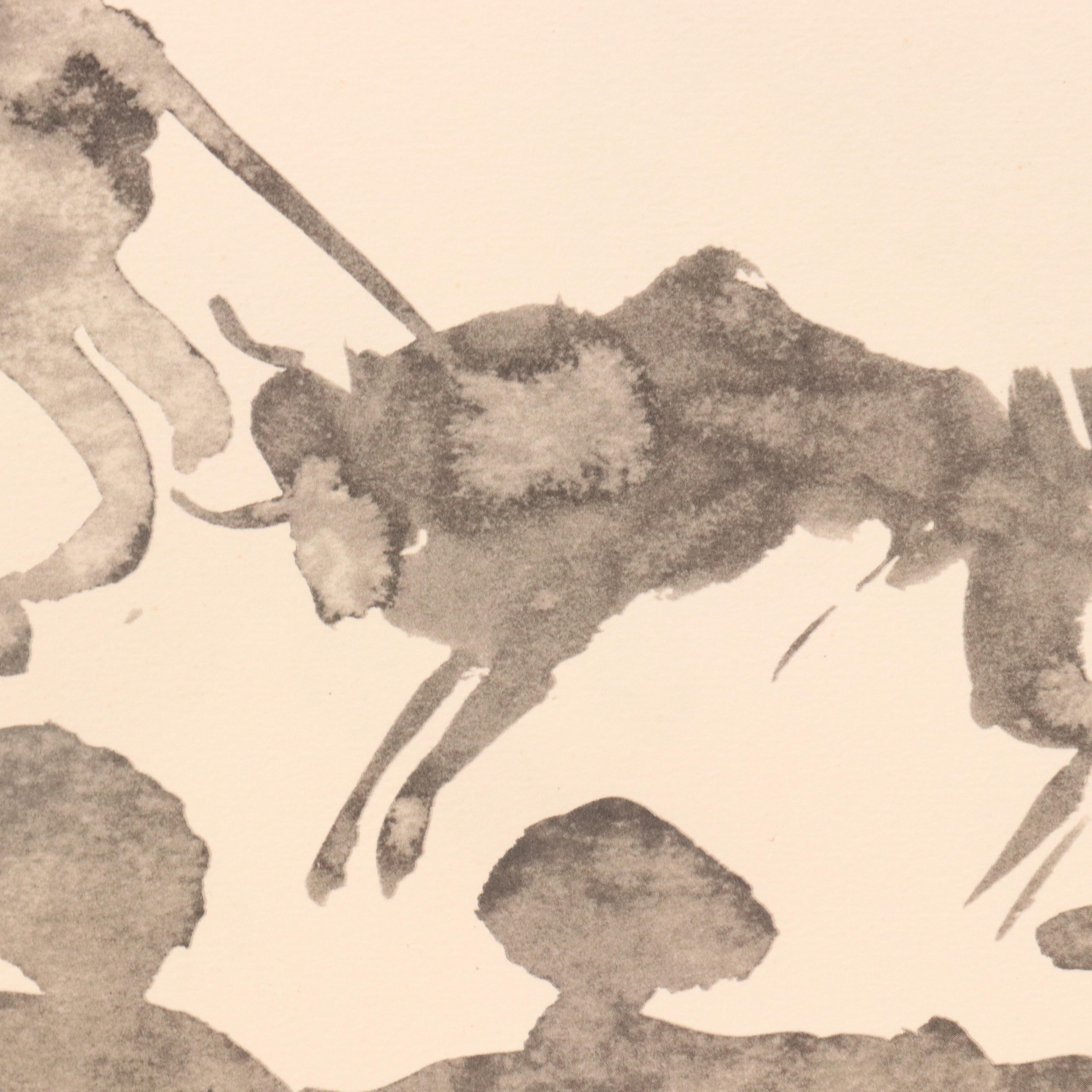 Halftone After Pablo Picasso from "Toros y Toreros" Series