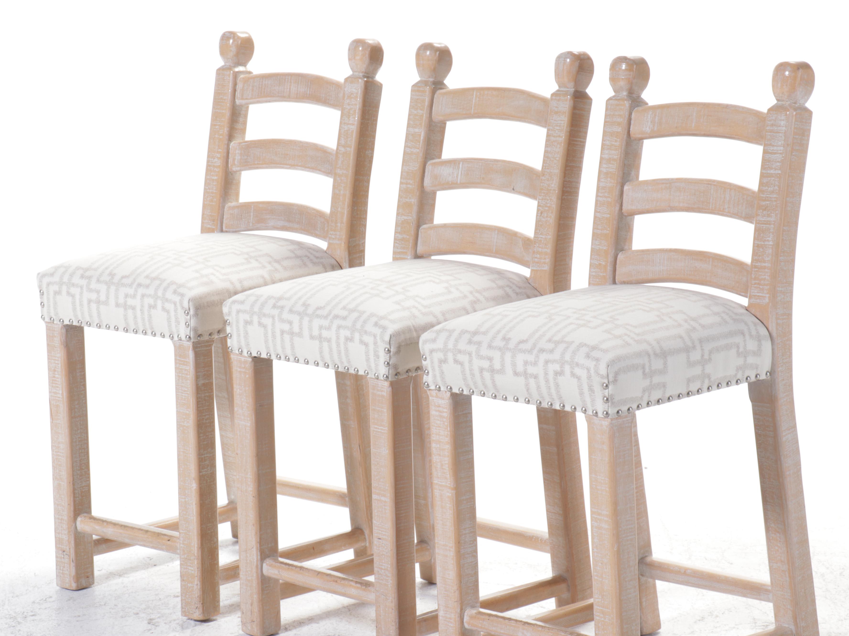 Set of Three Contemporary Barstools