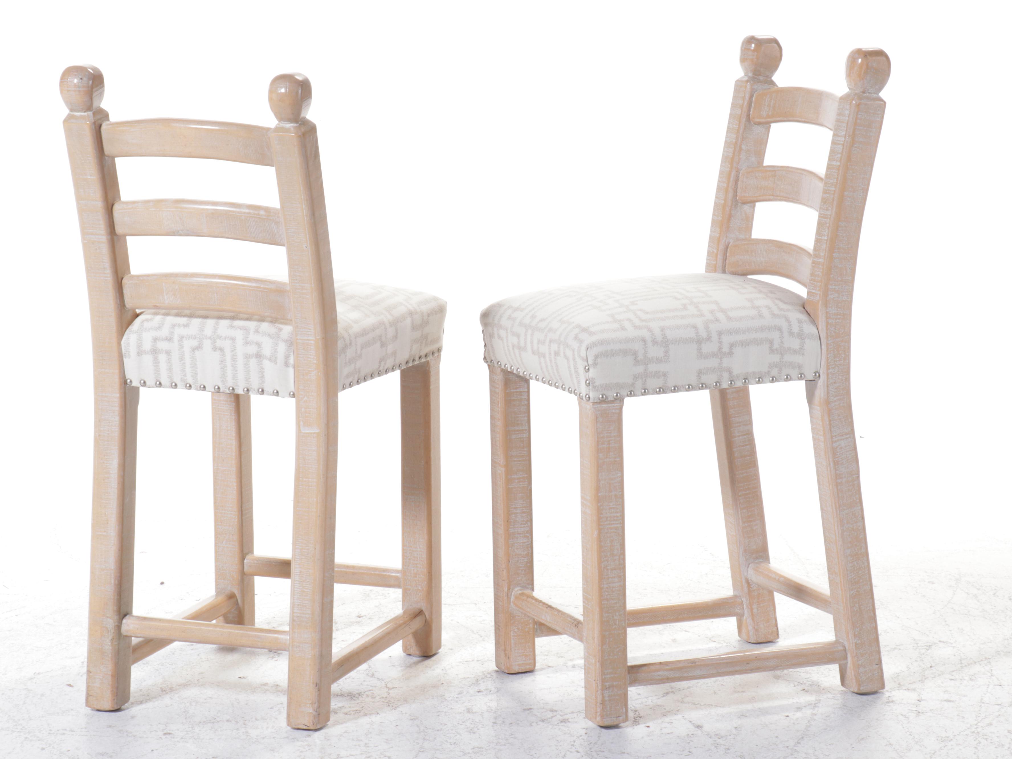 Set of Three Contemporary Barstools