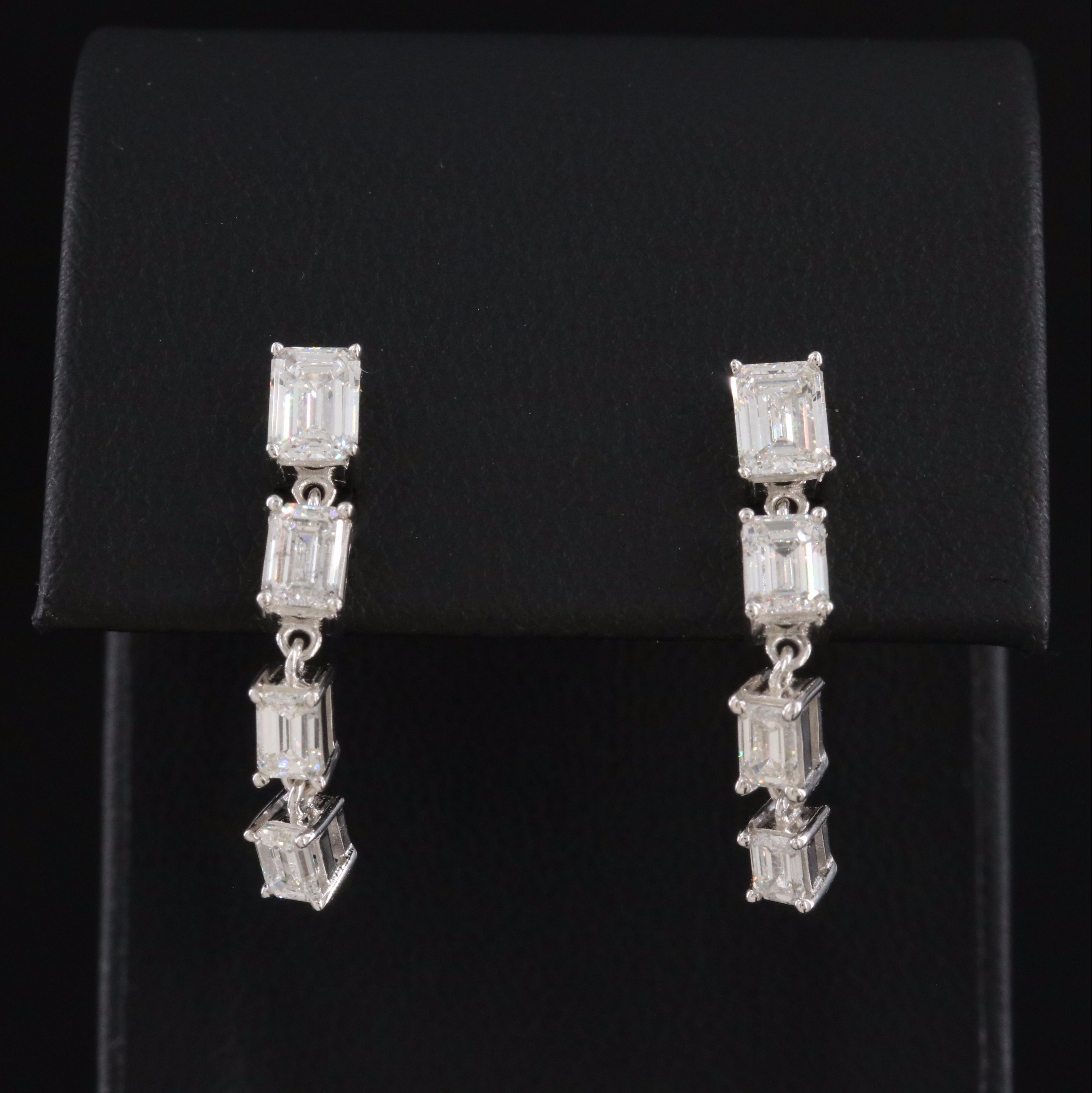 14K 2.00 CTW Lab Grown Diamond Earrings