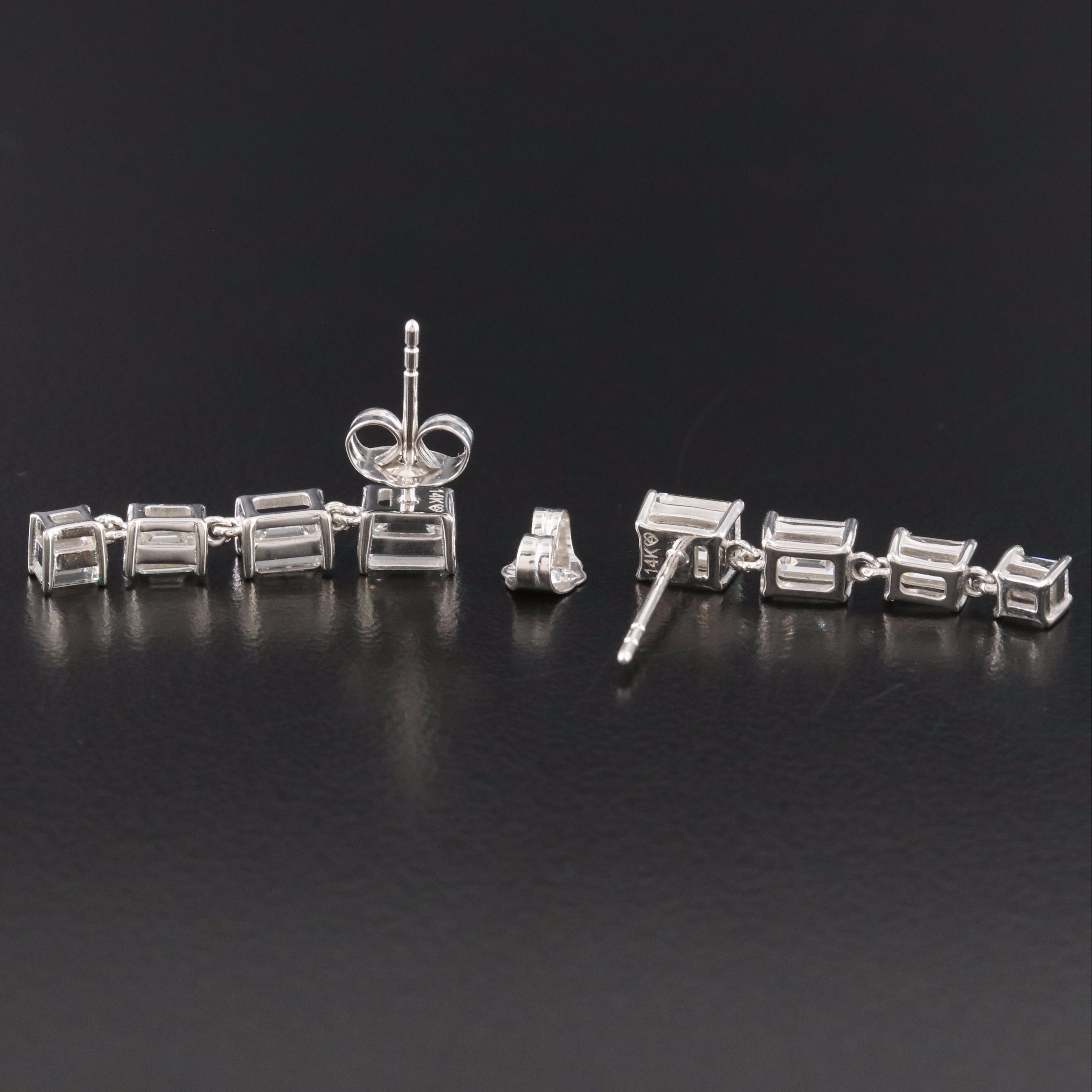 14K 2.00 CTW Lab Grown Diamond Earrings