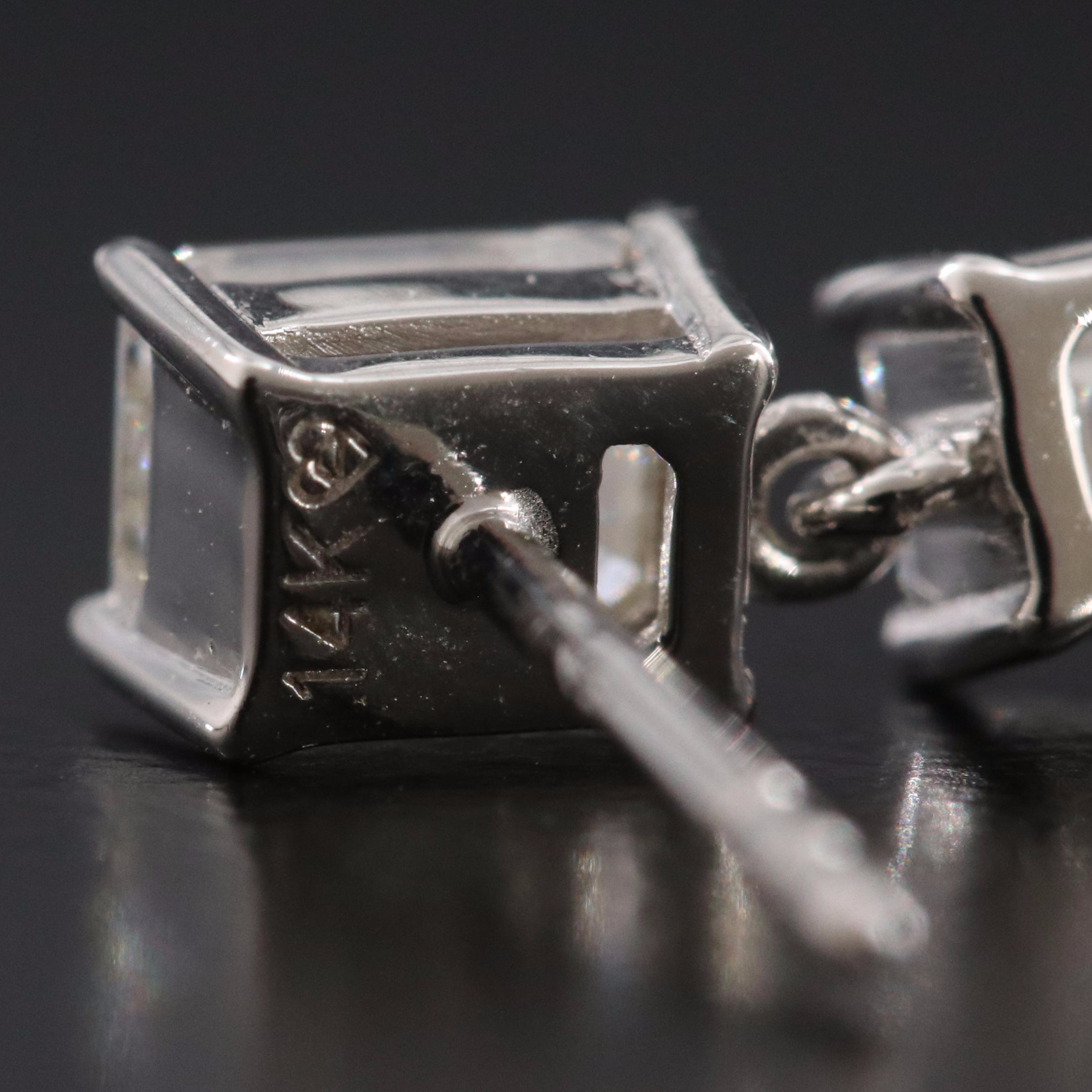 14K 2.00 CTW Lab Grown Diamond Earrings