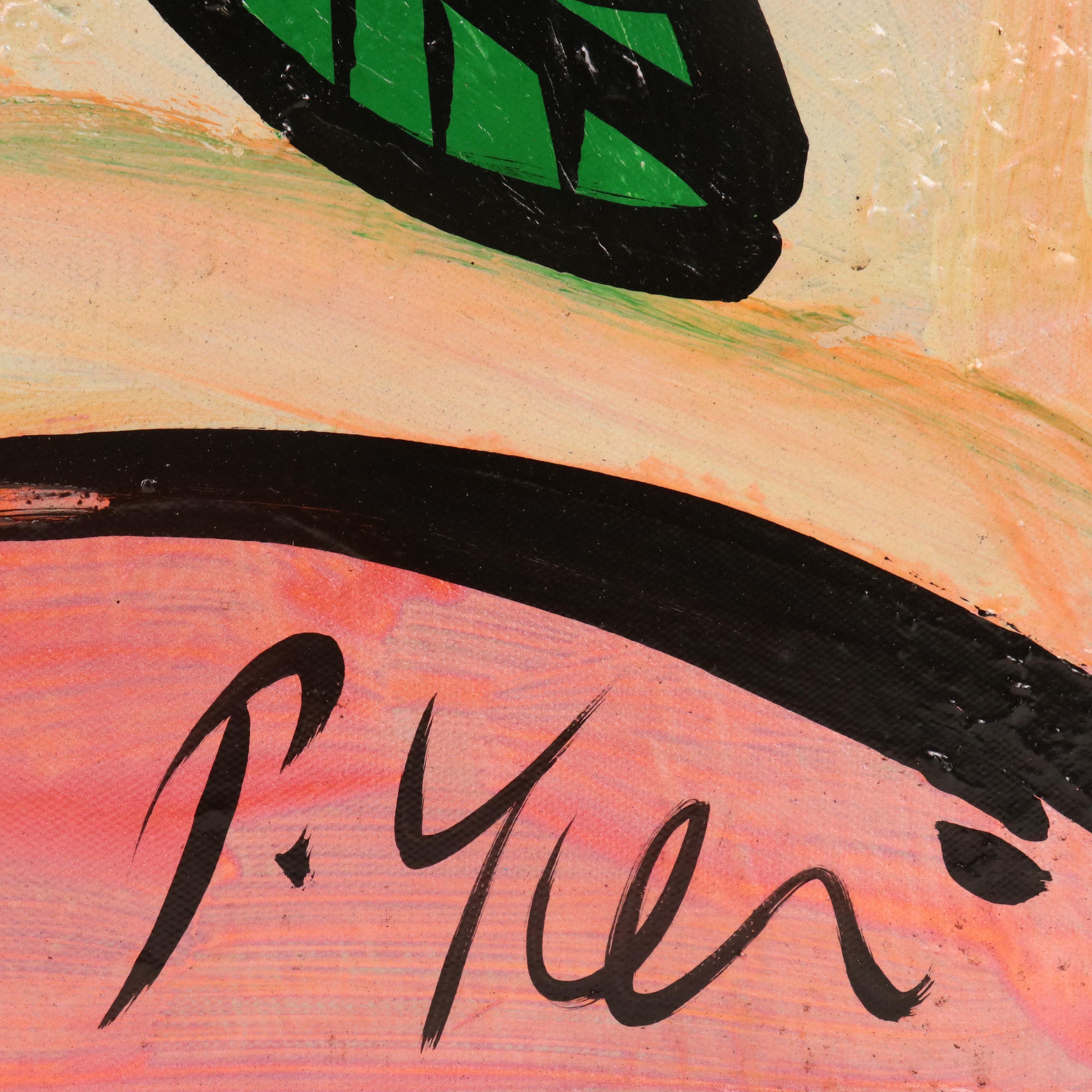 Peter Keil Acrylic Painting "Paris Flowers"