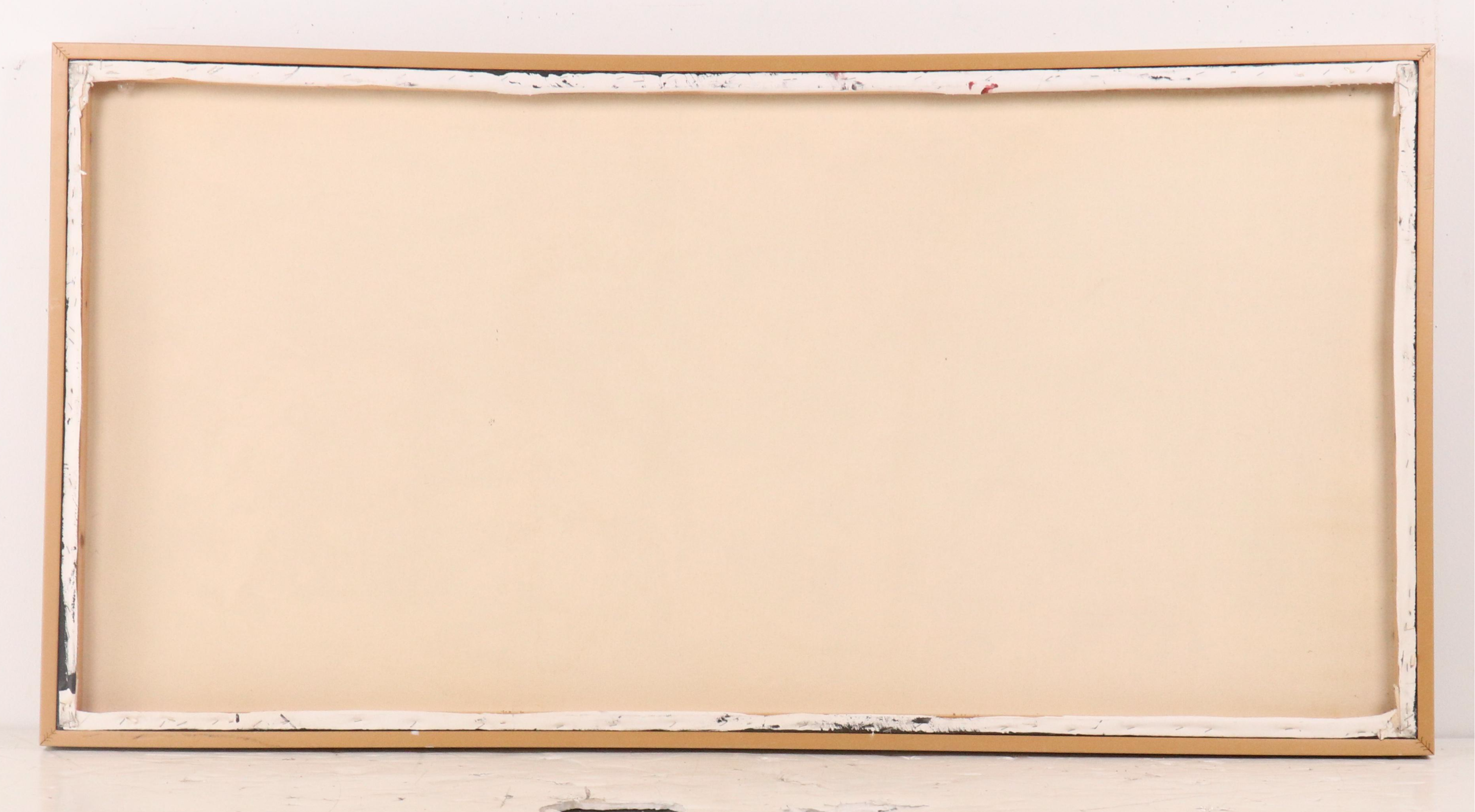 Peter Keil Abstract Figurative Acrylic Painting, Late 20th Century