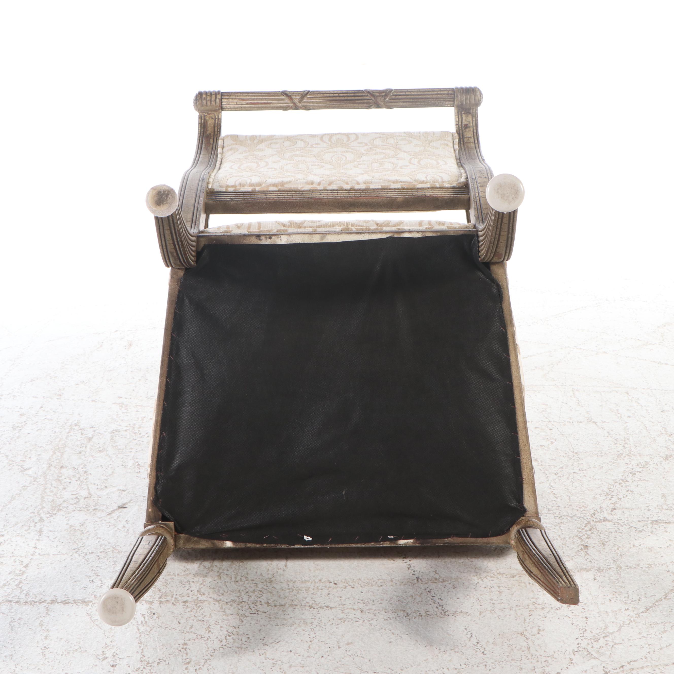 Louis XVI Style Upholstered Armchair