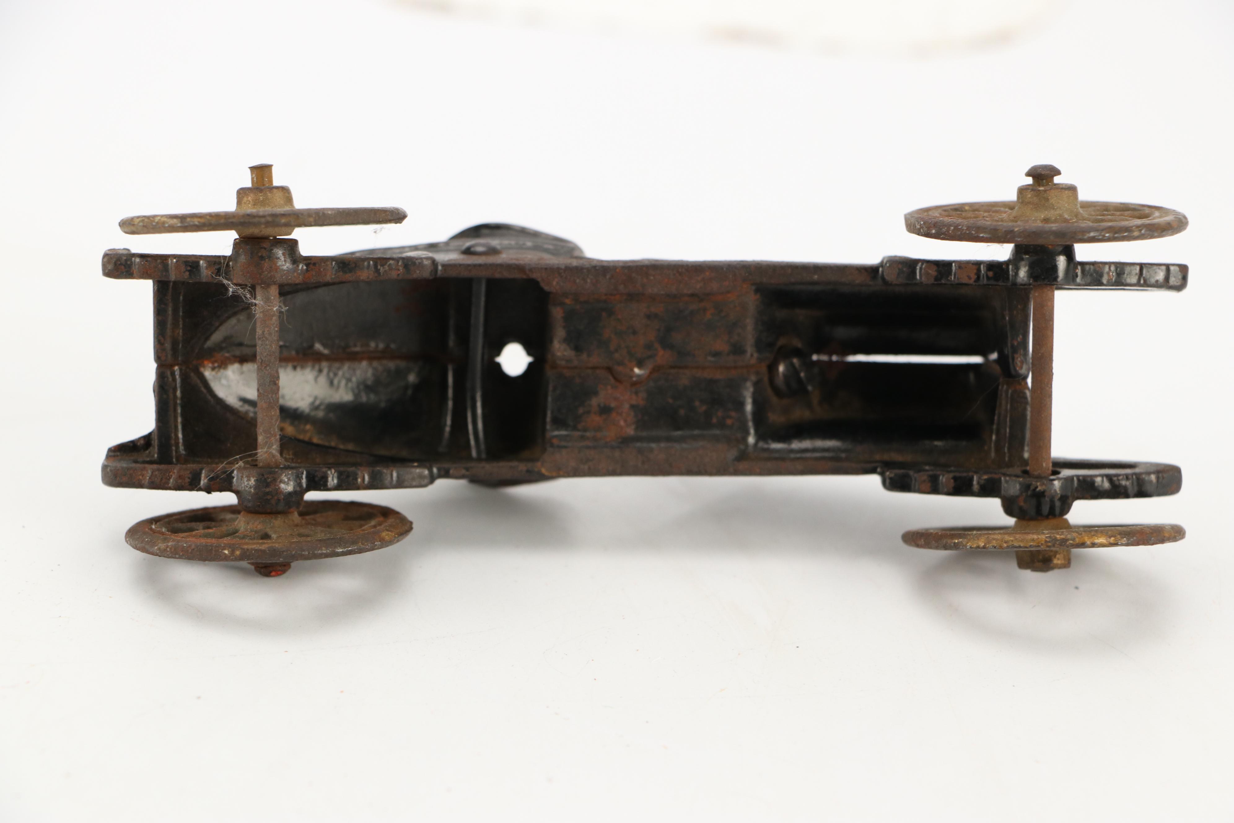 Cast Iron Bugs Bunny Airplane with Car and Horse Toys, Early to Mid-20th Century