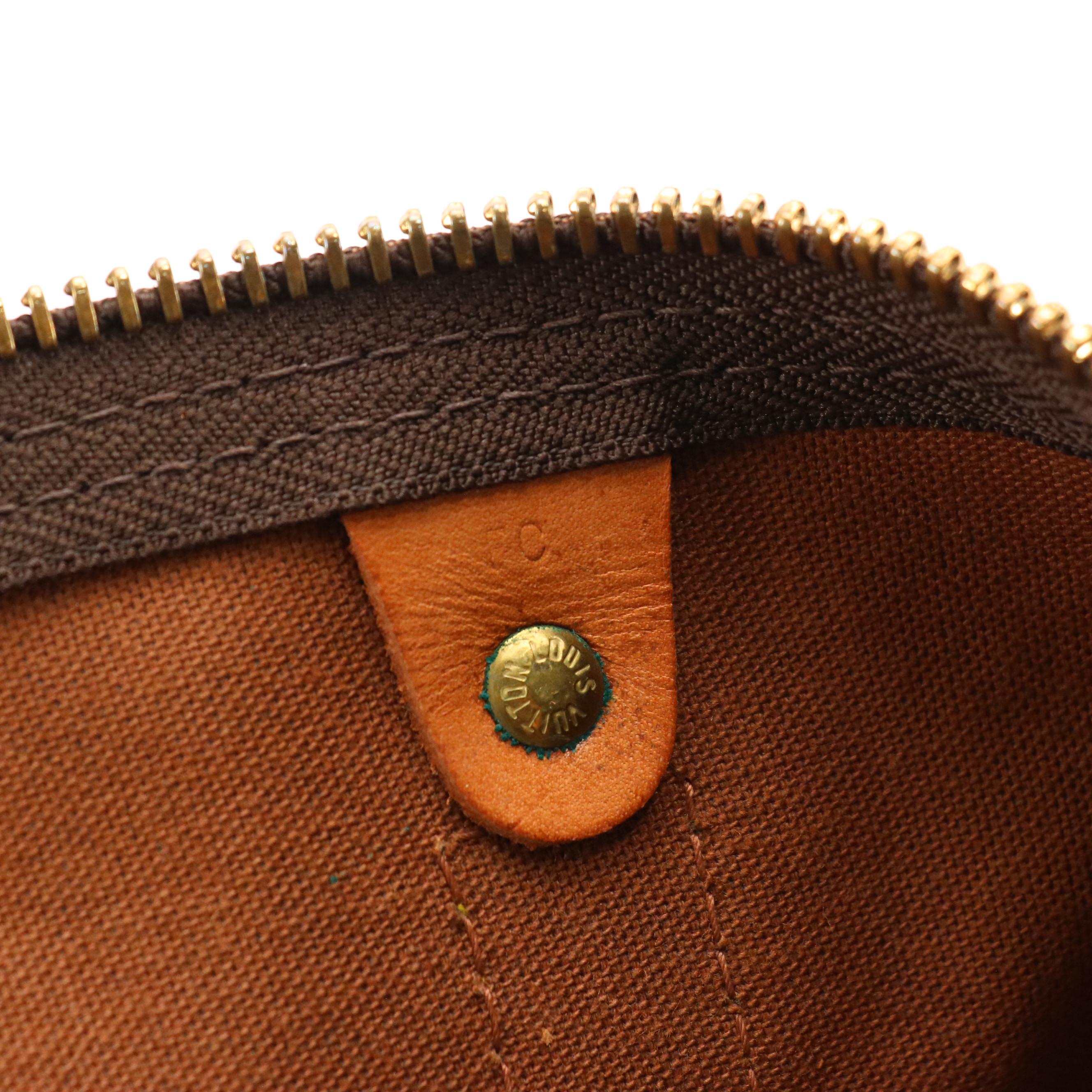 Louis Vuitton Keepall 55 in Monogram Canvas and Vachetta Leather