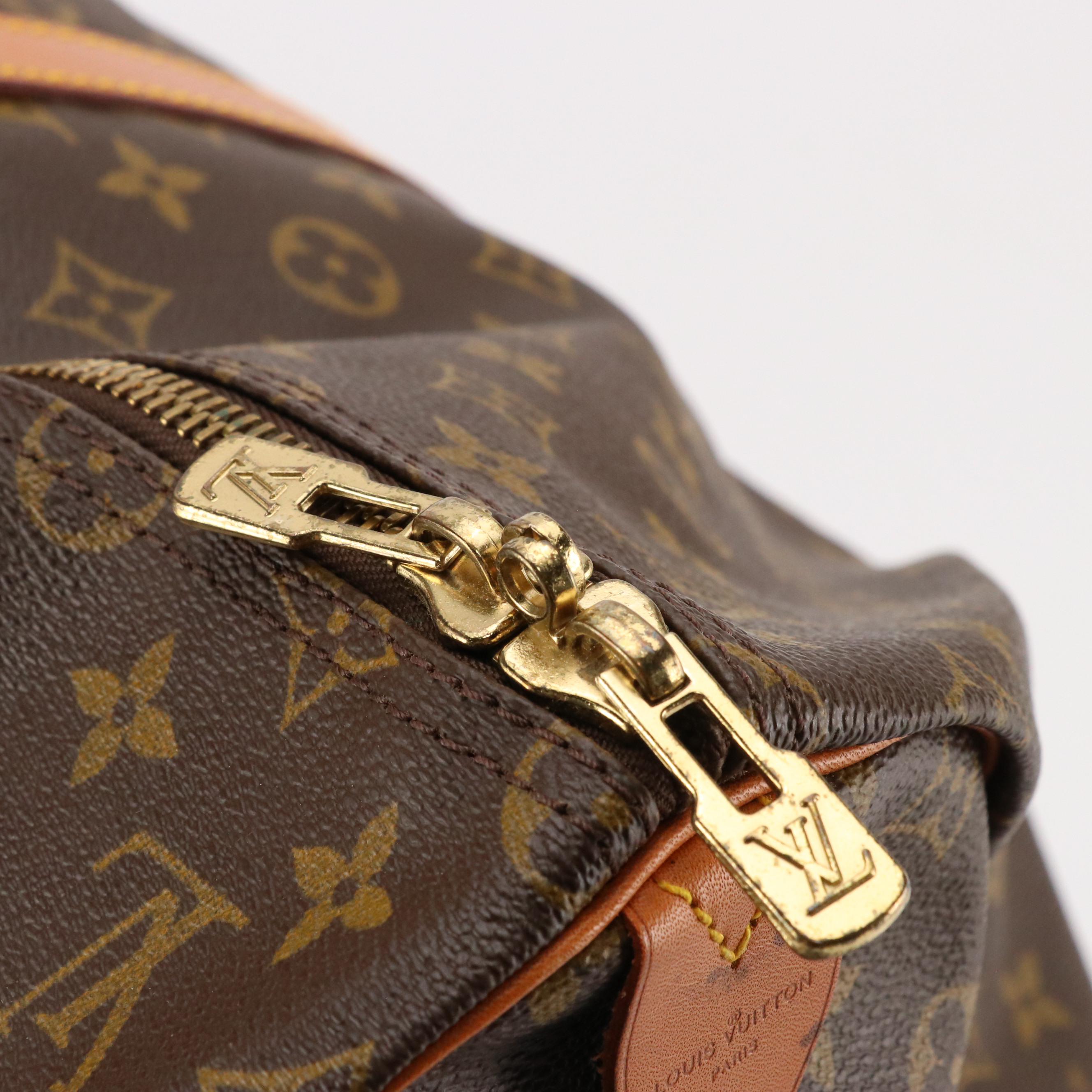 Louis Vuitton Keepall 55 in Monogram Canvas and Vachetta Leather