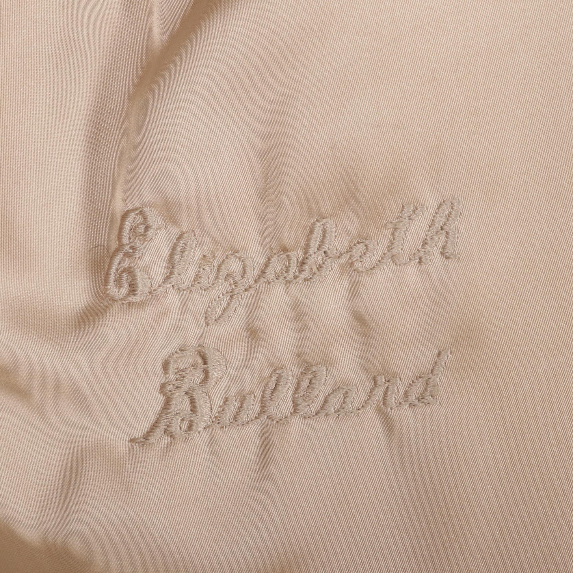 Pastel Mink Fur Long Coat with Embroidered Lining by Miller's Furs