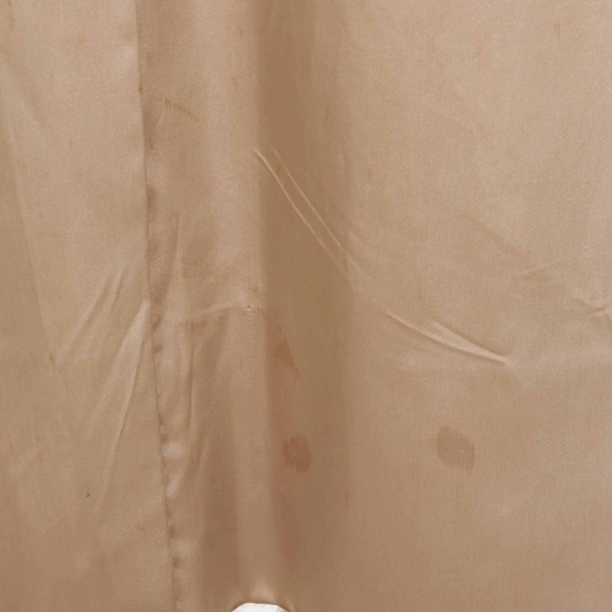 Pastel Mink Fur Long Coat with Embroidered Lining by Miller's Furs