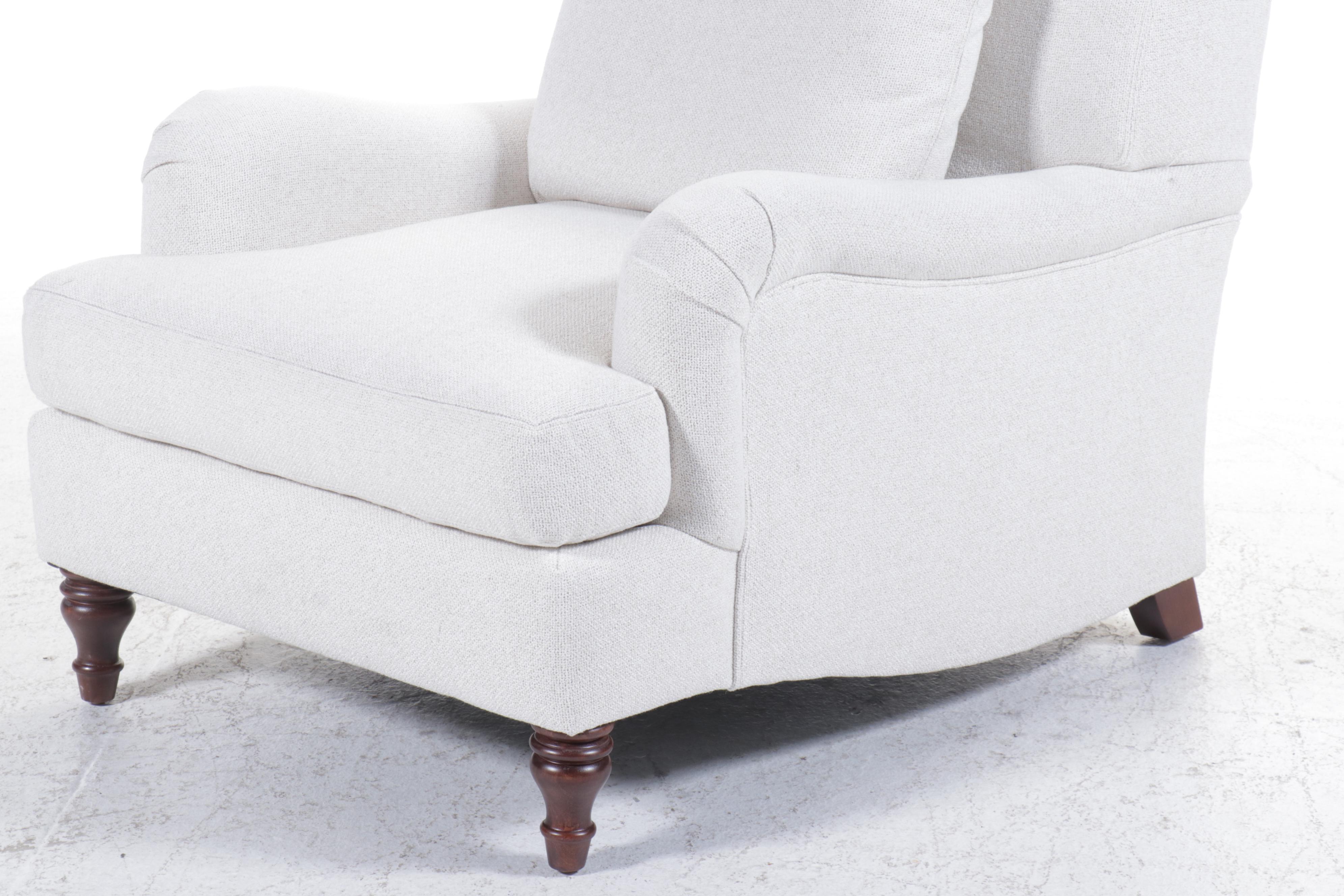 Pottery Barn Upholstered Lounge Chair