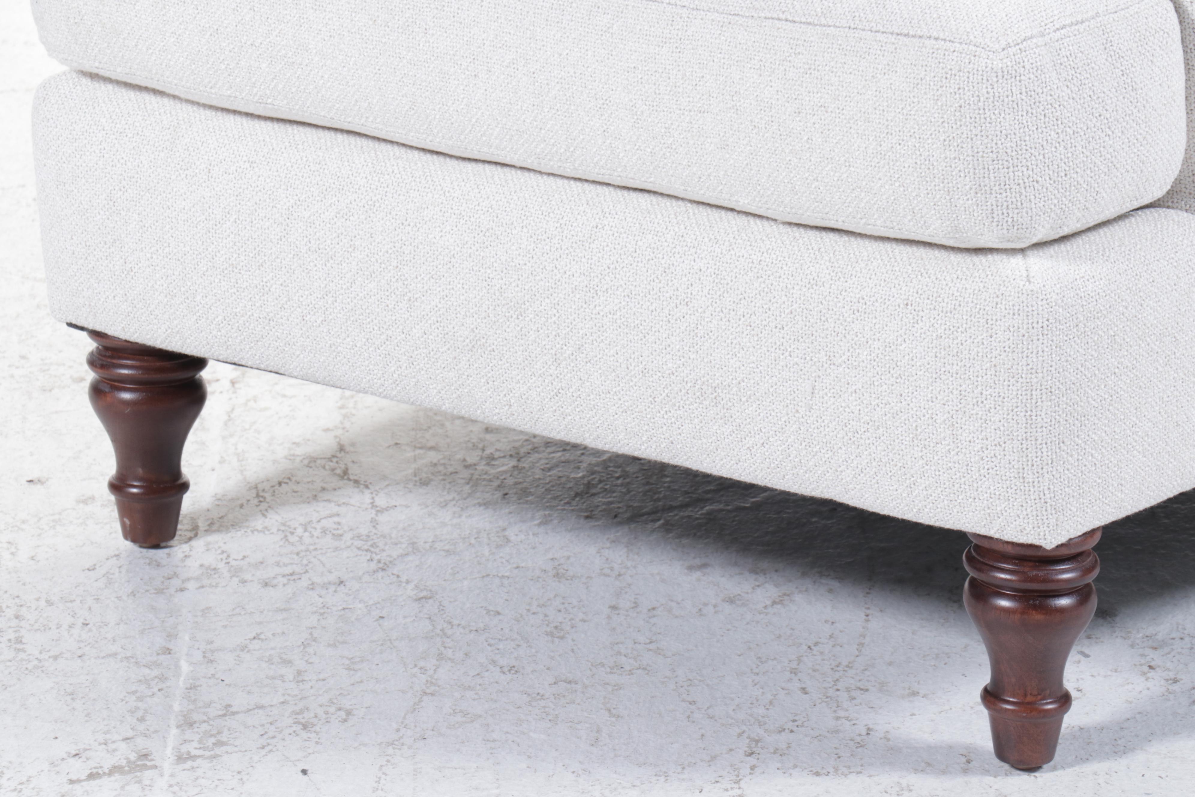 Pottery Barn Upholstered Lounge Chair