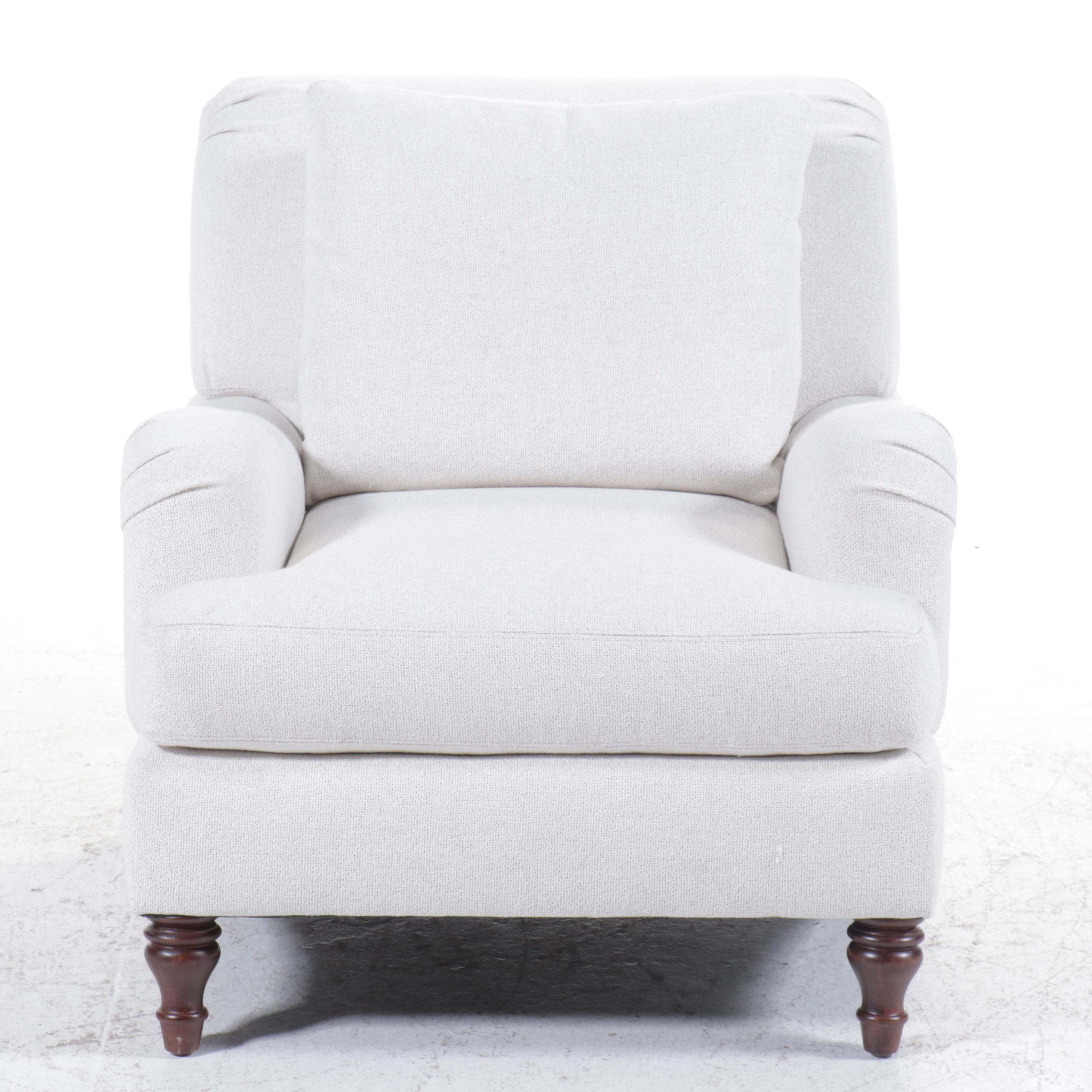 Pottery Barn Upholstered Lounge Chair
